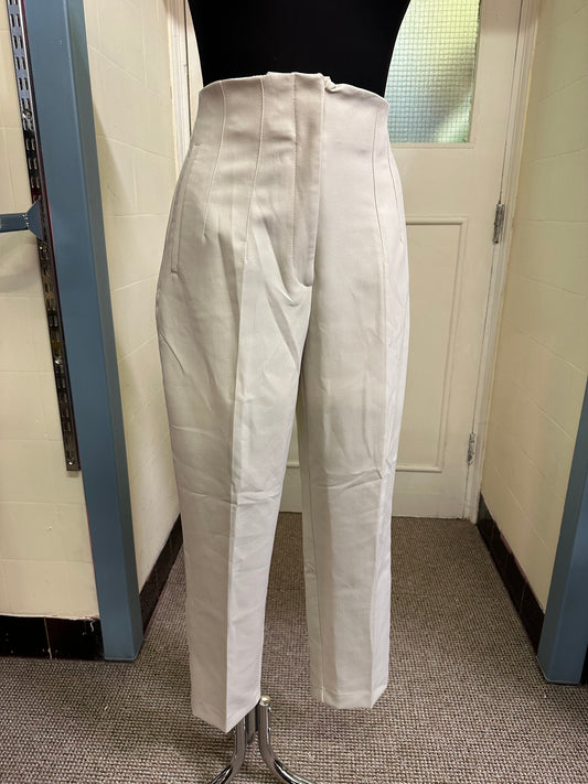 Zara Cream Trousers, Size L Small Fitting