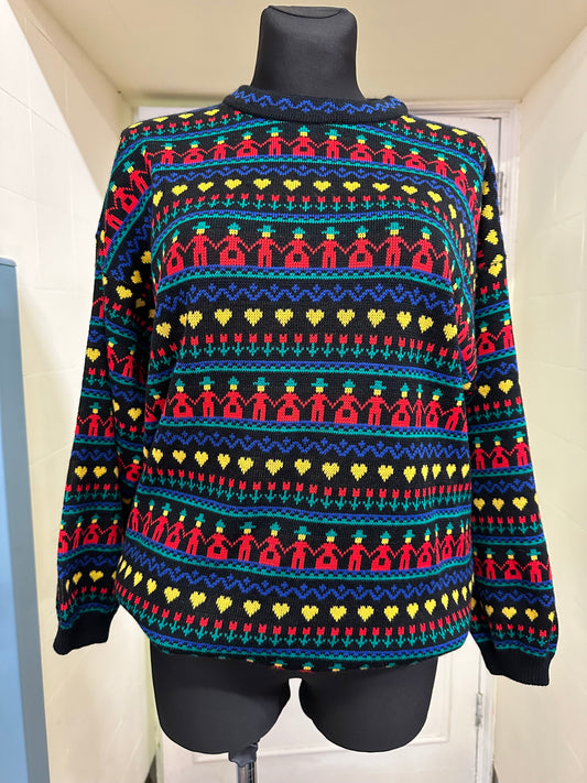 A•Wear Vintage Jumper, 100% Acrylic, Size M, Excellent Condition