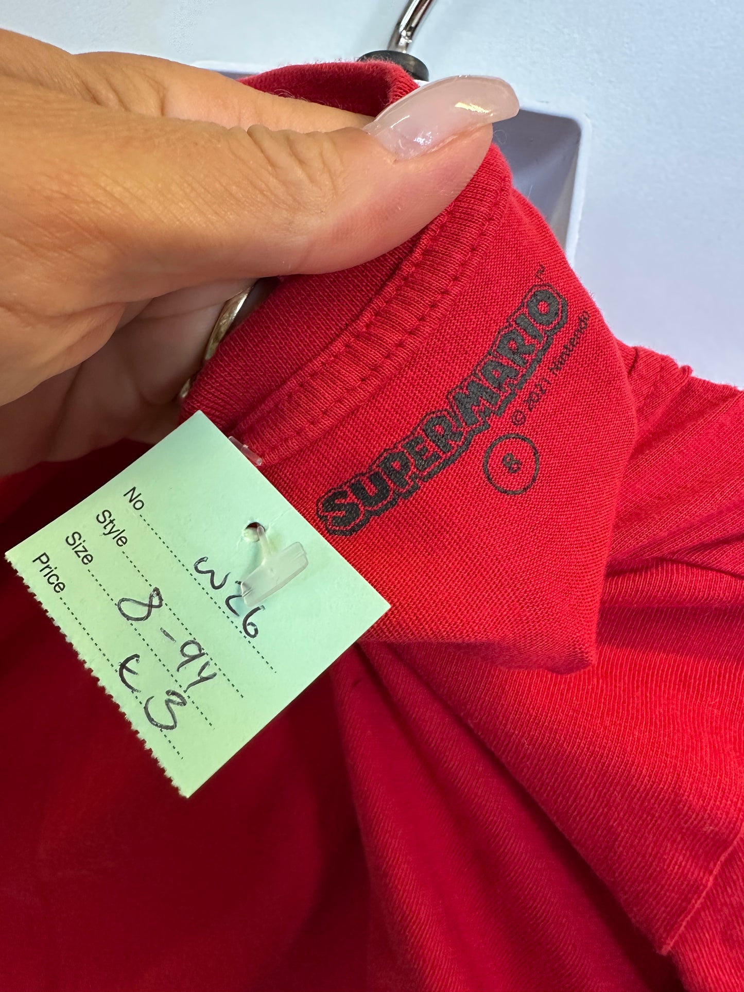 Super Mario Red Top Age 8