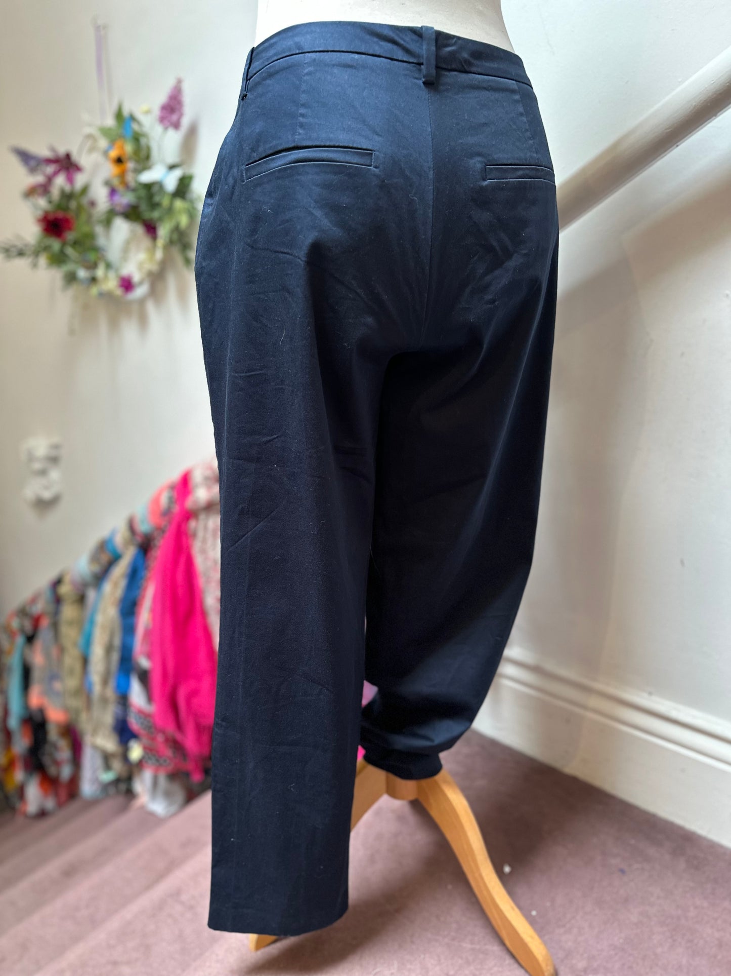 Designer Oui Tailored Trousers Size 16 (small fitting)