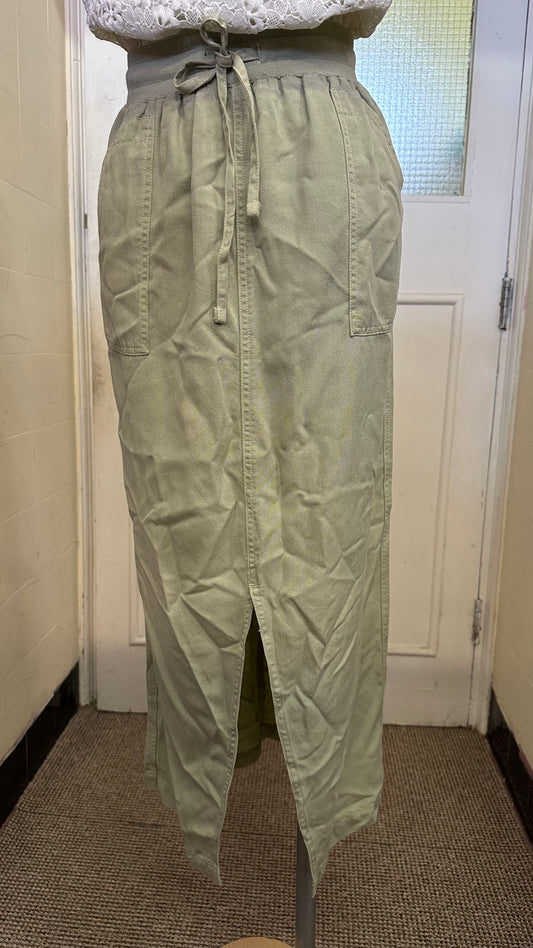 River Island Olive Skirt Size 10