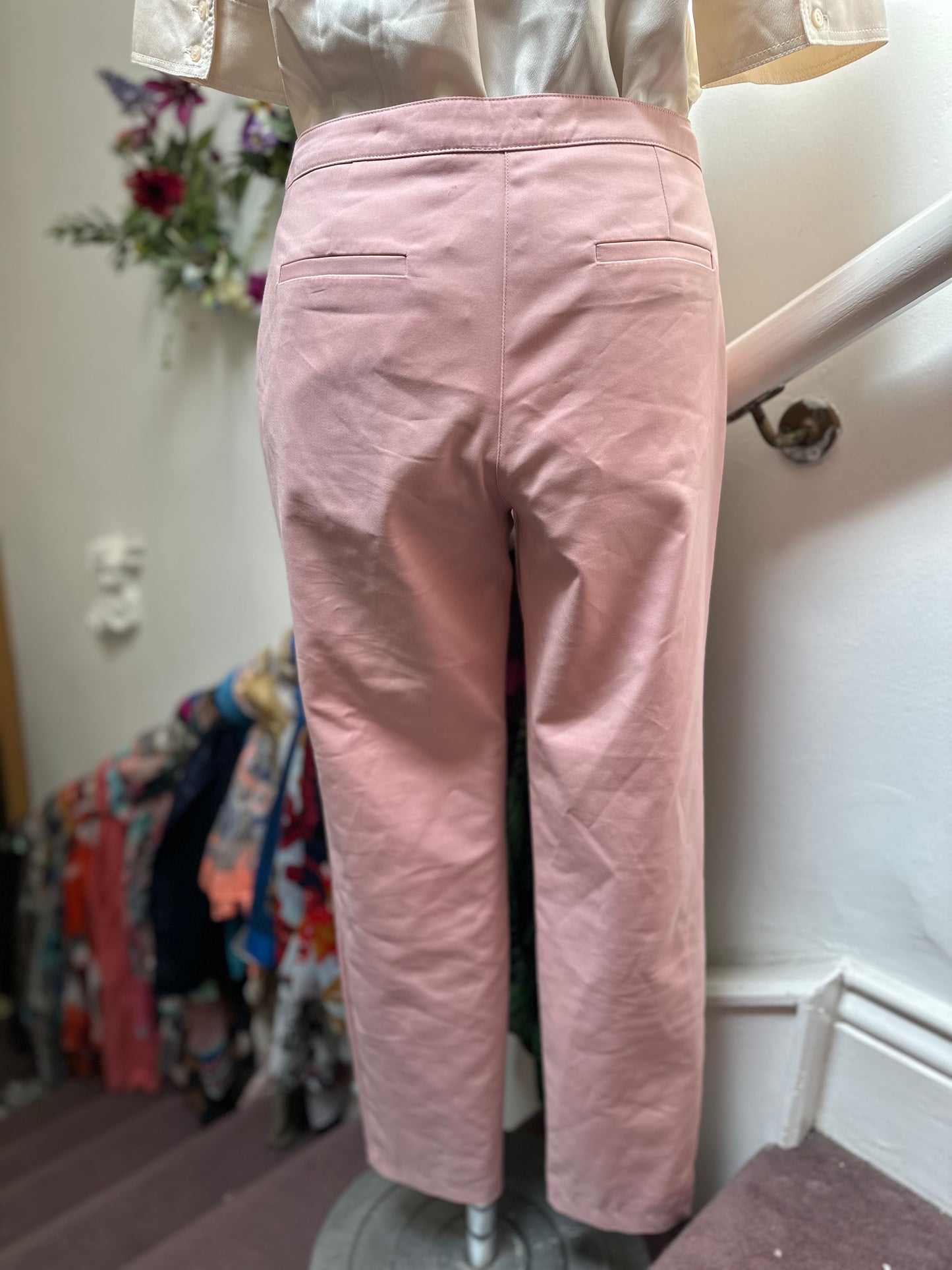 Primark Blush Pink Trousers Size 12