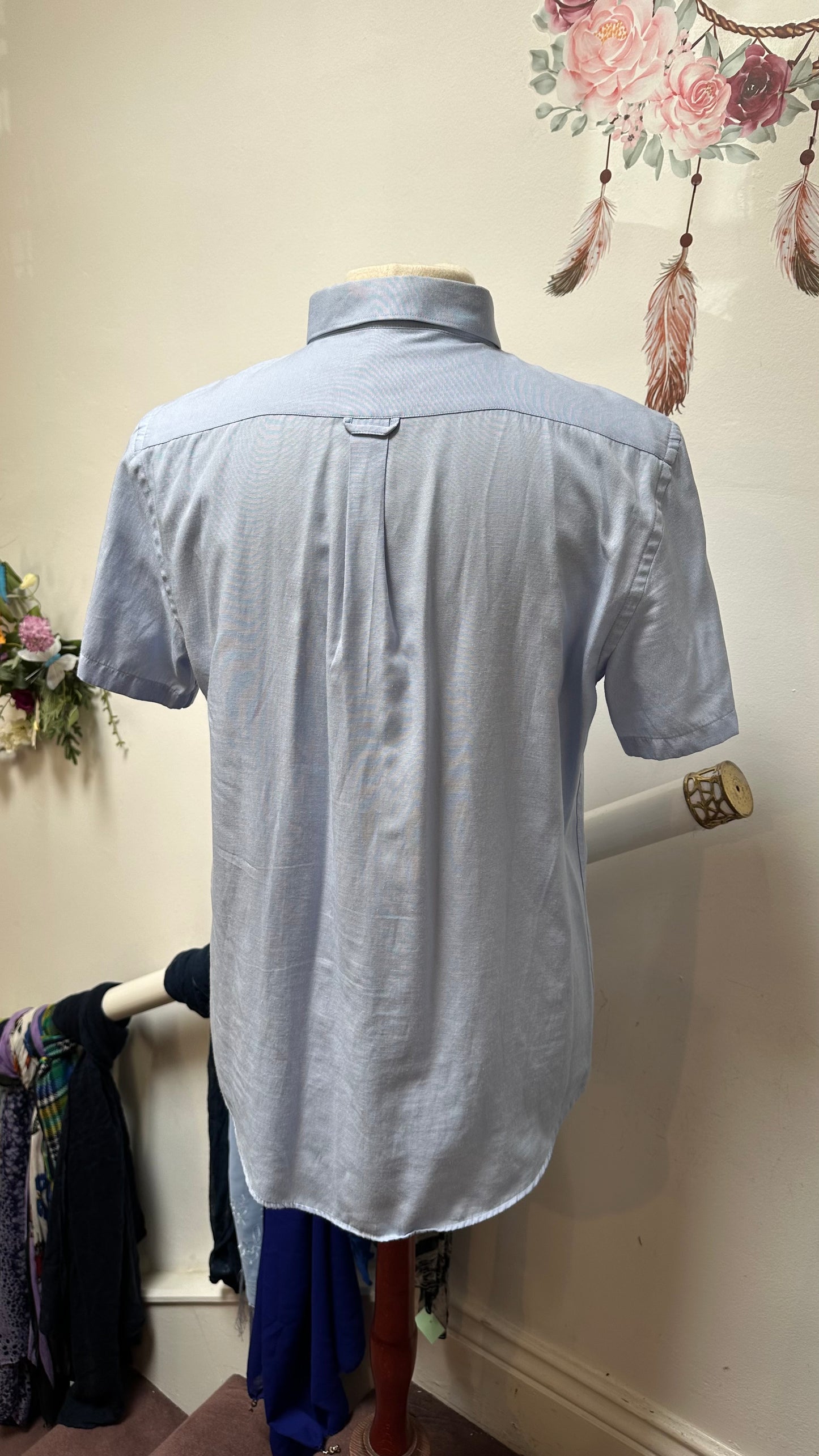 Tom Penn Slim Fit Size XL Short Sleeve Shirt