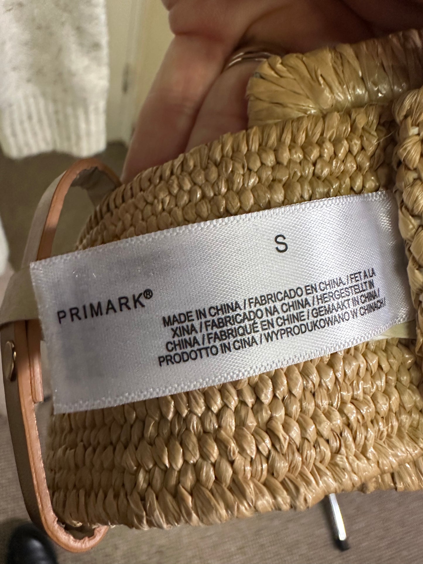 Primark Stretchy Tan Belt Size S