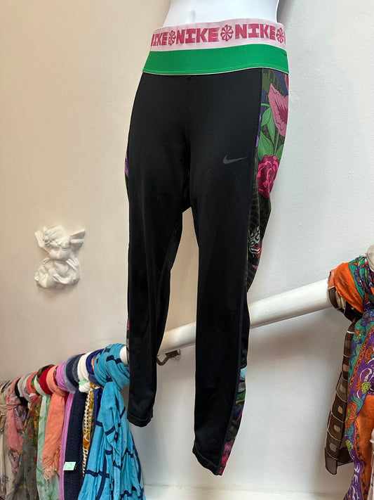 Nike Floral Sports Leggings, Size S