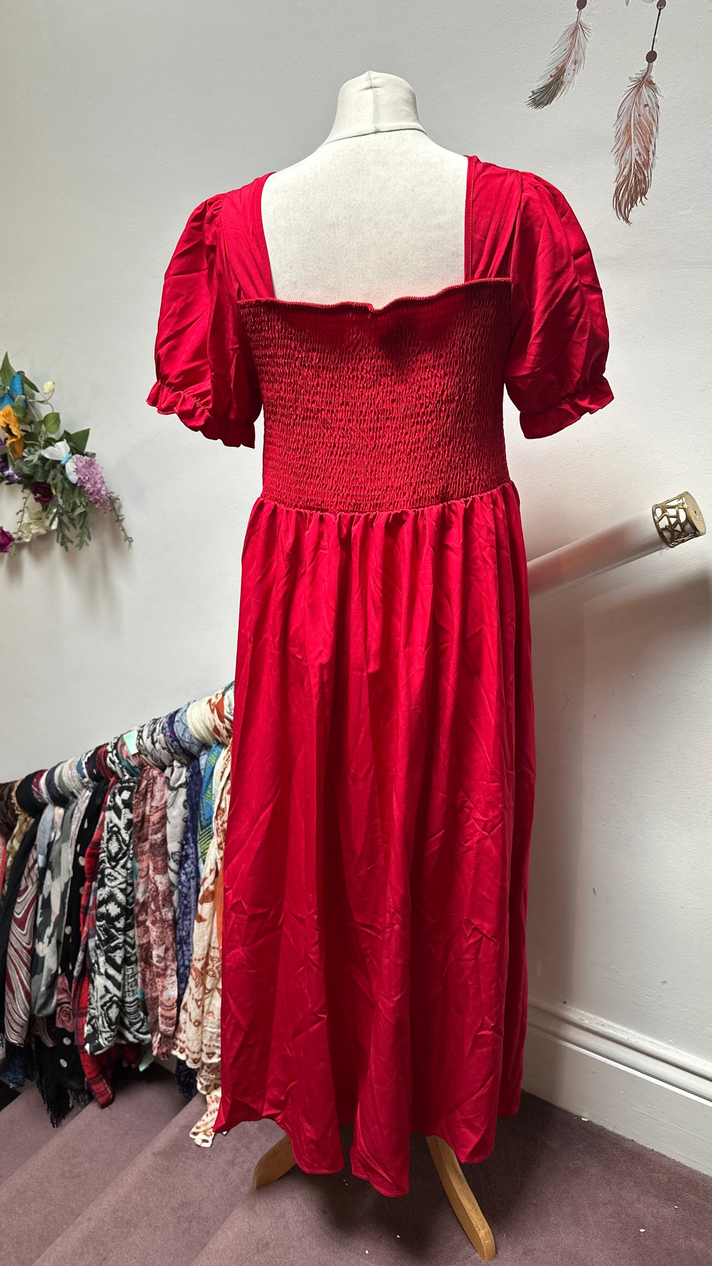 Shein Curve Red Dress Size XL