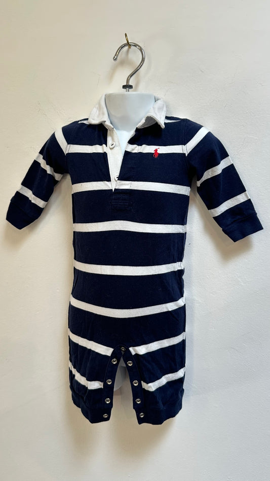 Ralph Lauren 100% Cotton Romper Age 6-9m