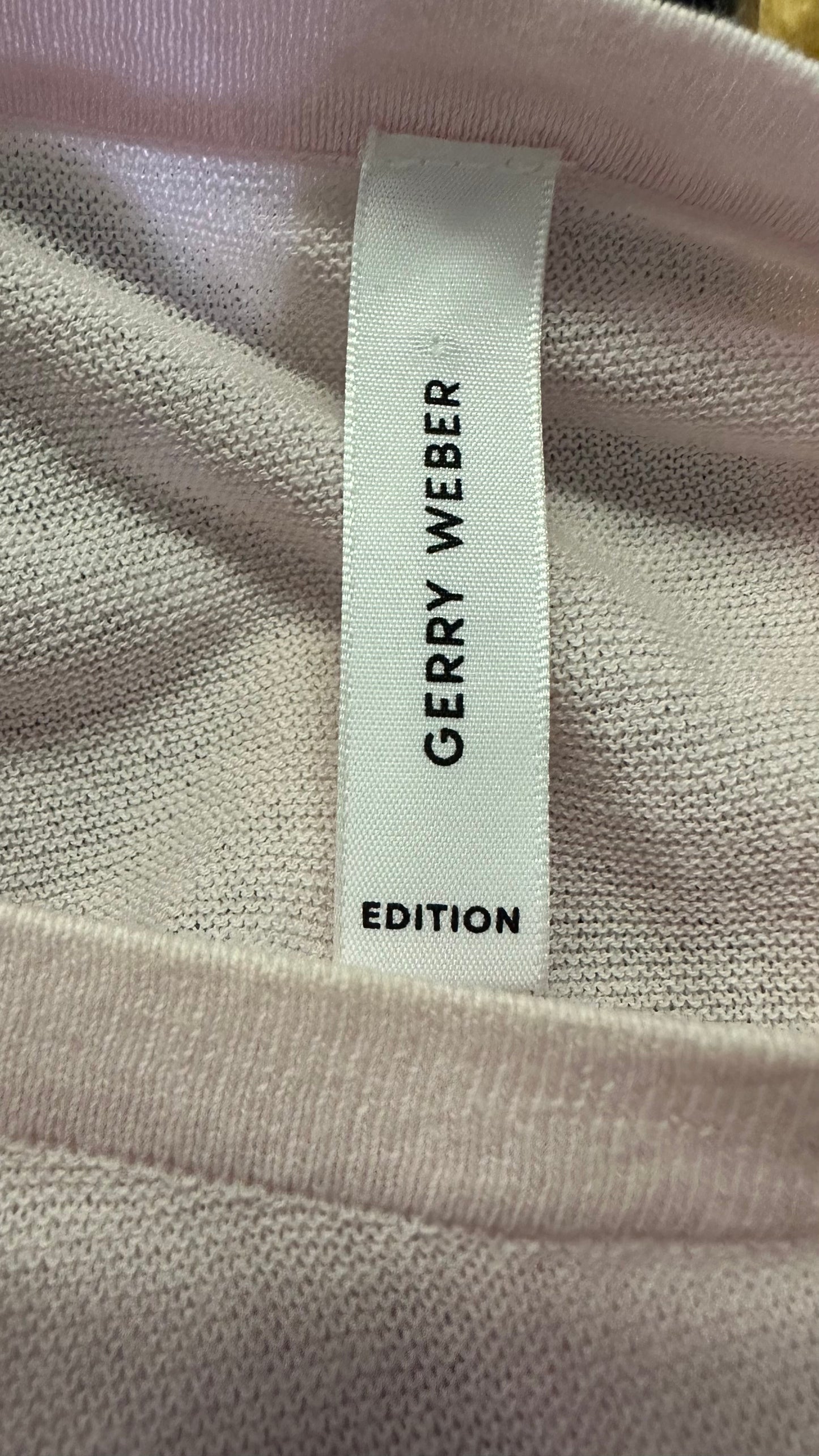 Gerry Weber Edition Pink Ombré 100% Cotton Sweater Best Fit Size M