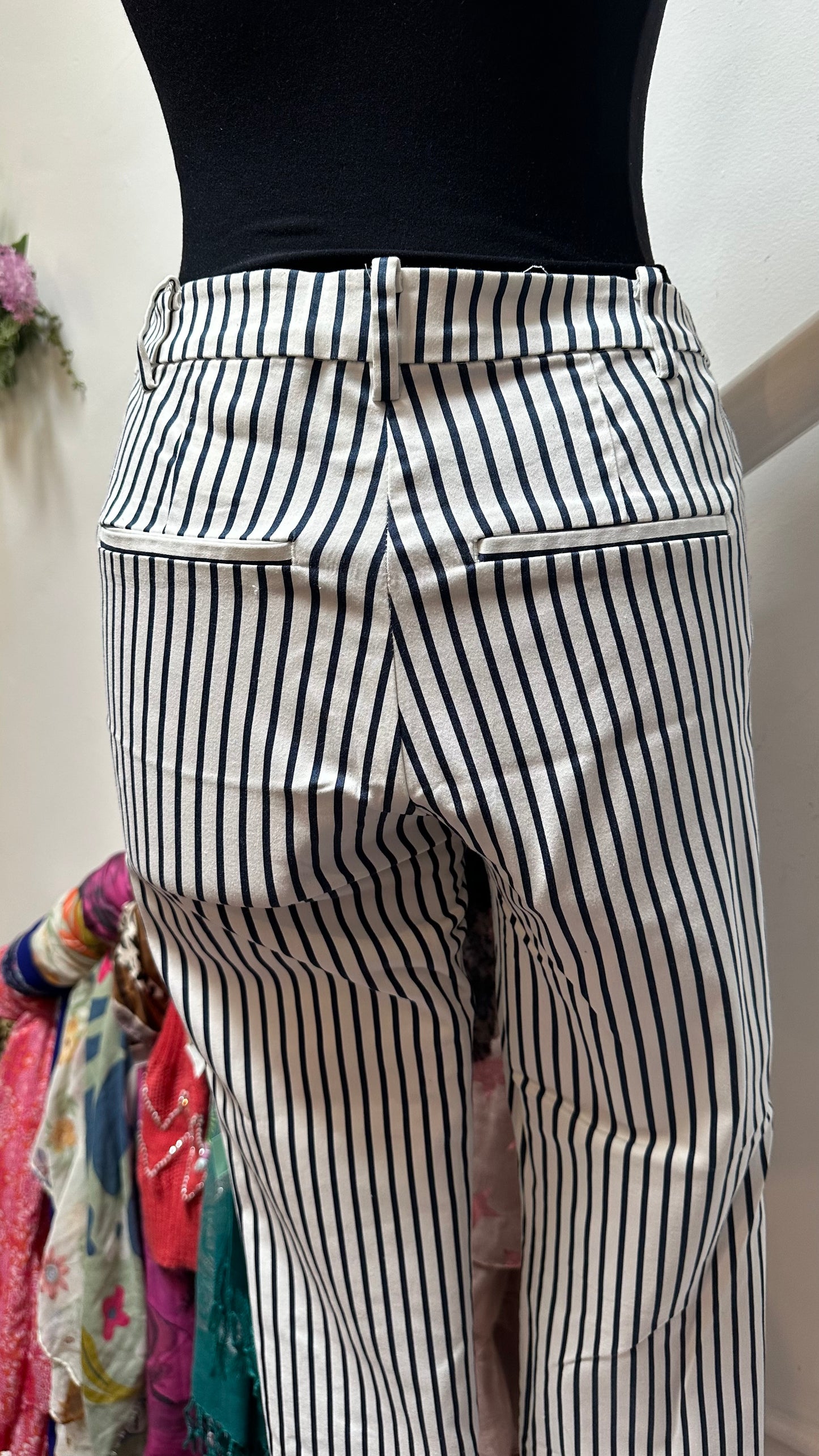 H&M Striped Trousers Size 10