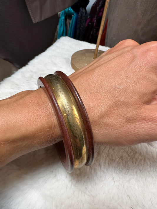 Chunky Wooden Bangle