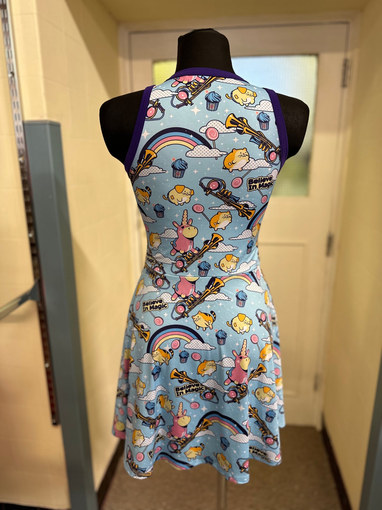 We Love Life Comic Dress, Size M but Small Fitting