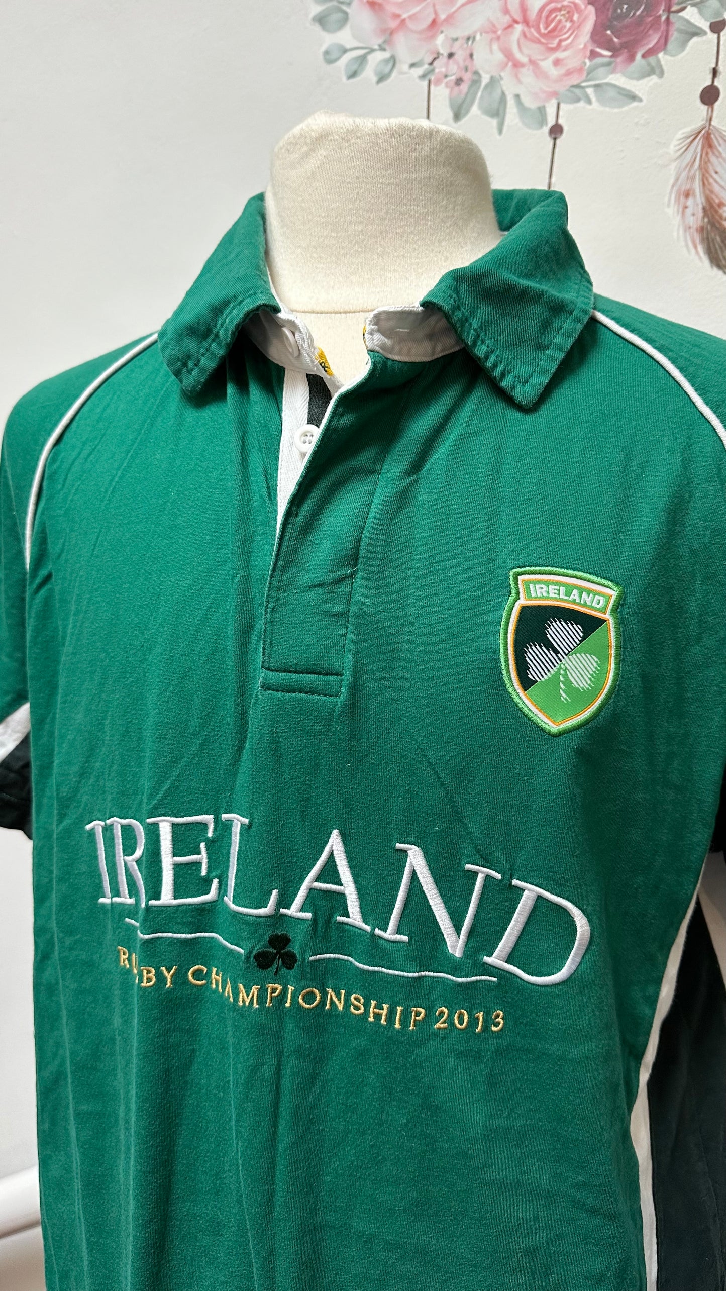 Ireland Rugby 100% Cotton Shirt Size XL