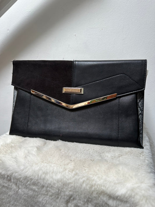 River Island Black Clutch