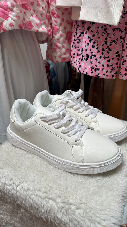 White No Name Trainers New without Tags Best Fit Size 6