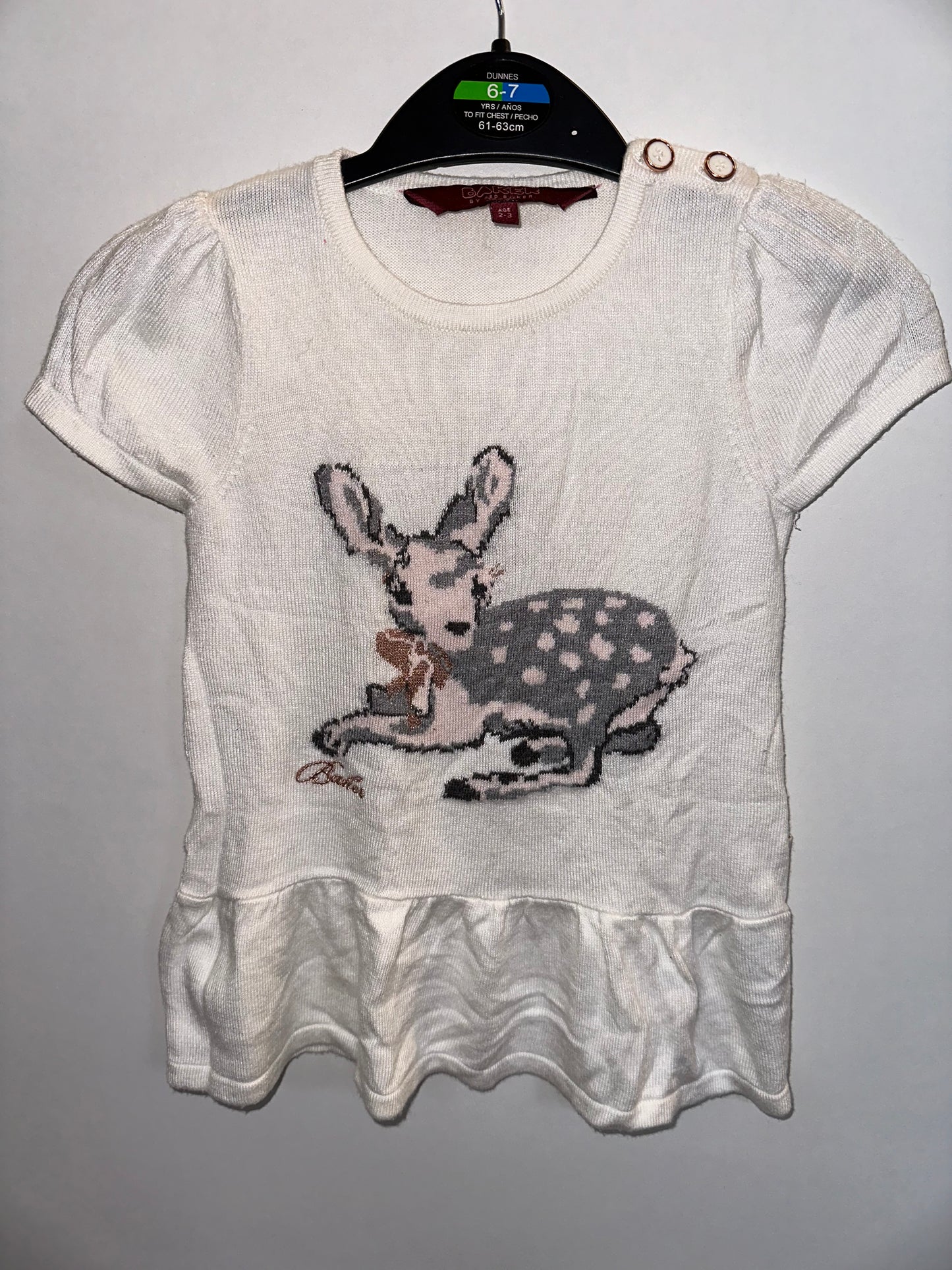 Ted Baker Knitted Bambi Top, Age 2-3