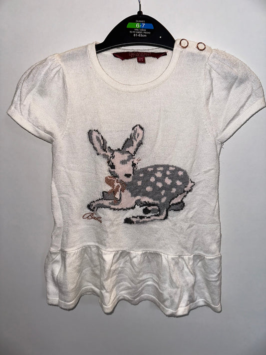 Ted Baker Knitted Bambi Top, Age 2-3