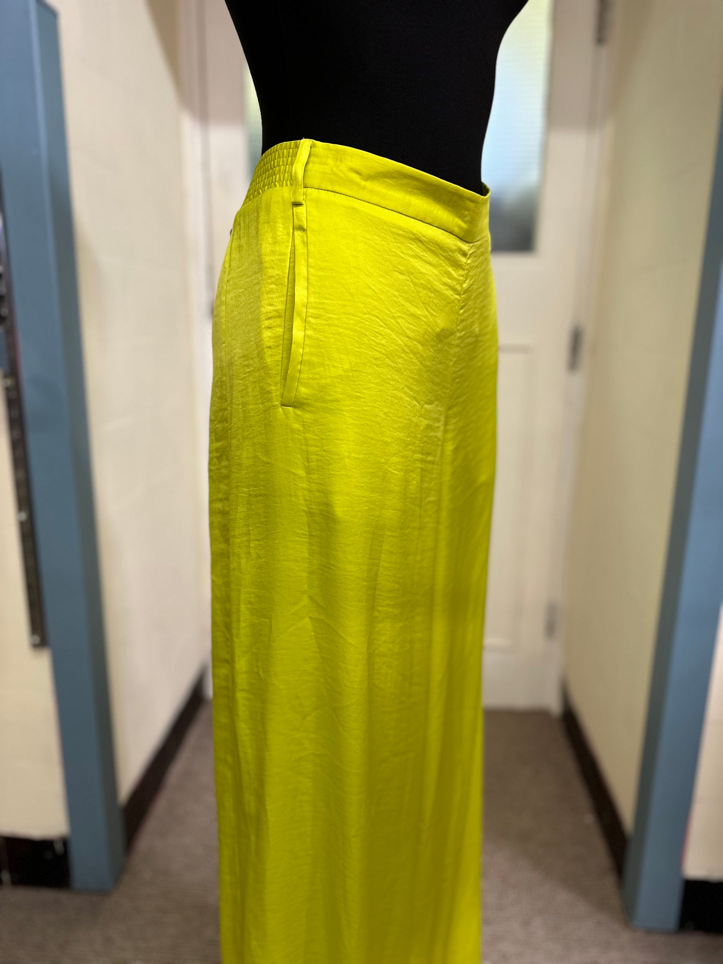 BCBG Maxazria Neon Trousers, Size M Long