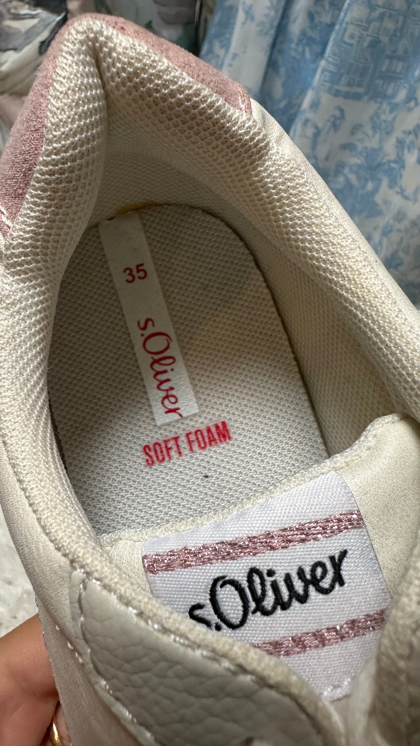 S.Oliver Pastel Trainers Size 2.5 As New