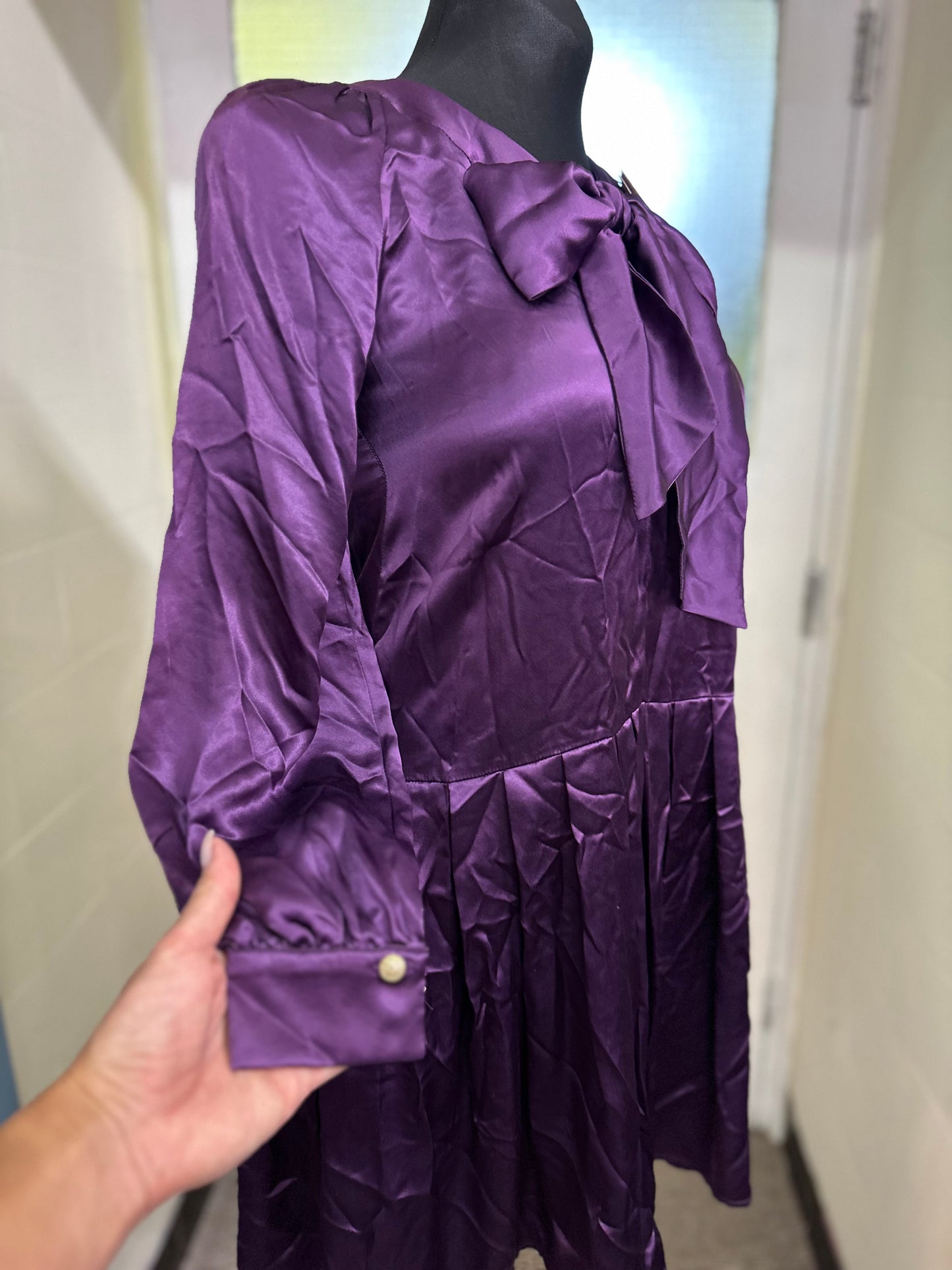Designer La Mantine 100% Silk Dress RRP €287!!! Size 6 or Children’s Size 12-13