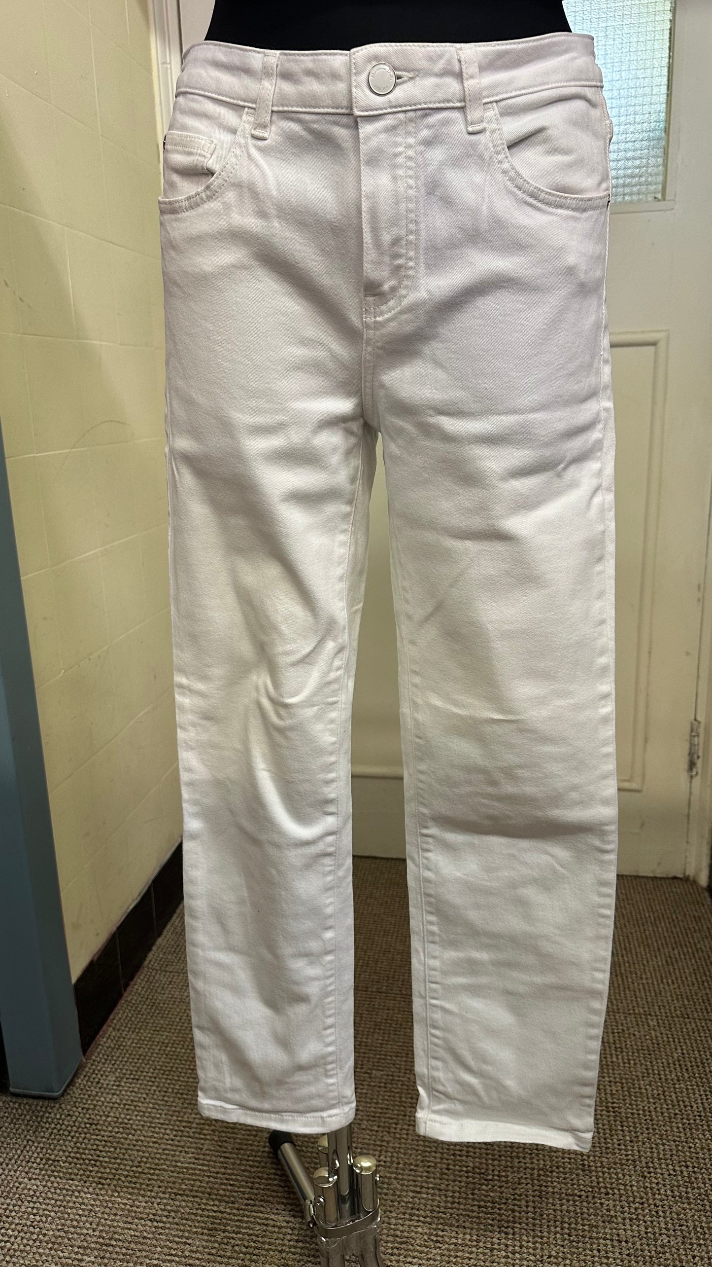 Designer Massimo Dutti White Jeans Size 12