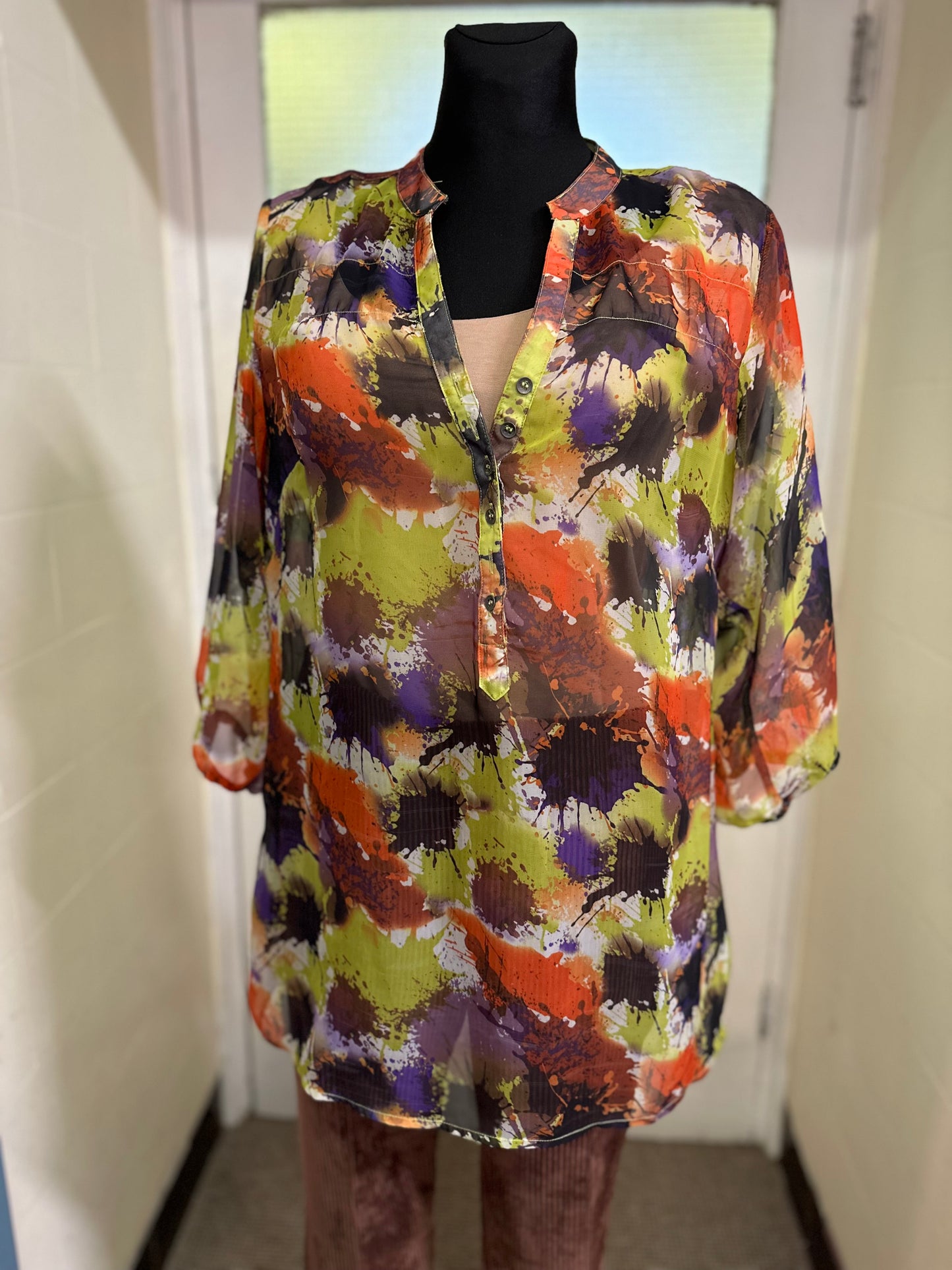 Jensen Multi-Coloured Blouse Size S
