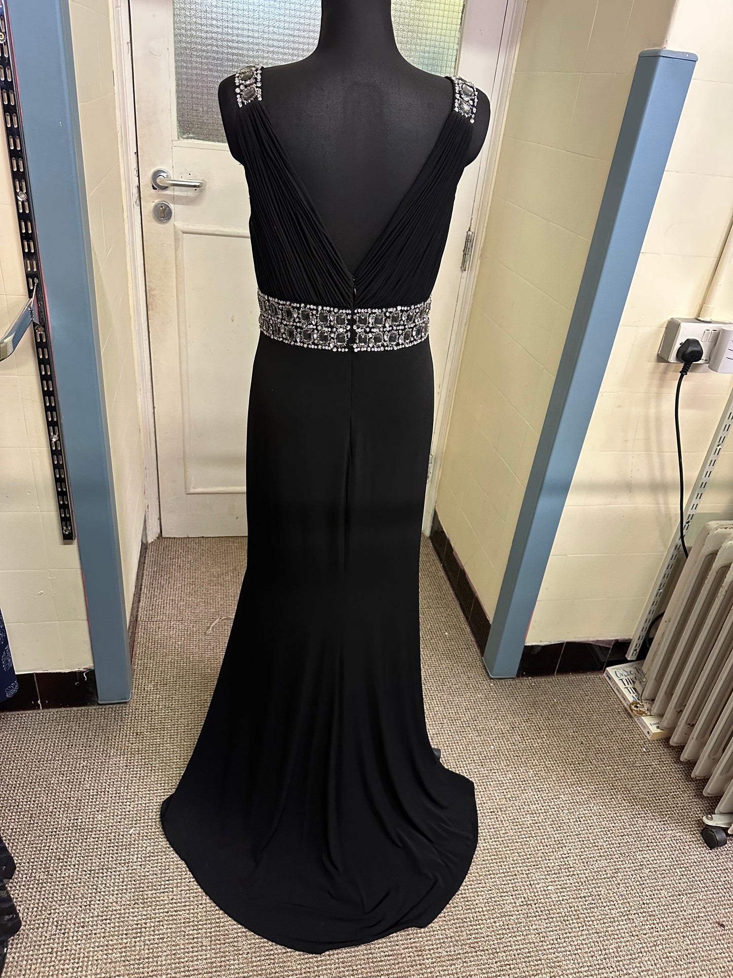 Dynasty Black Occasion Wear Dress Size 14