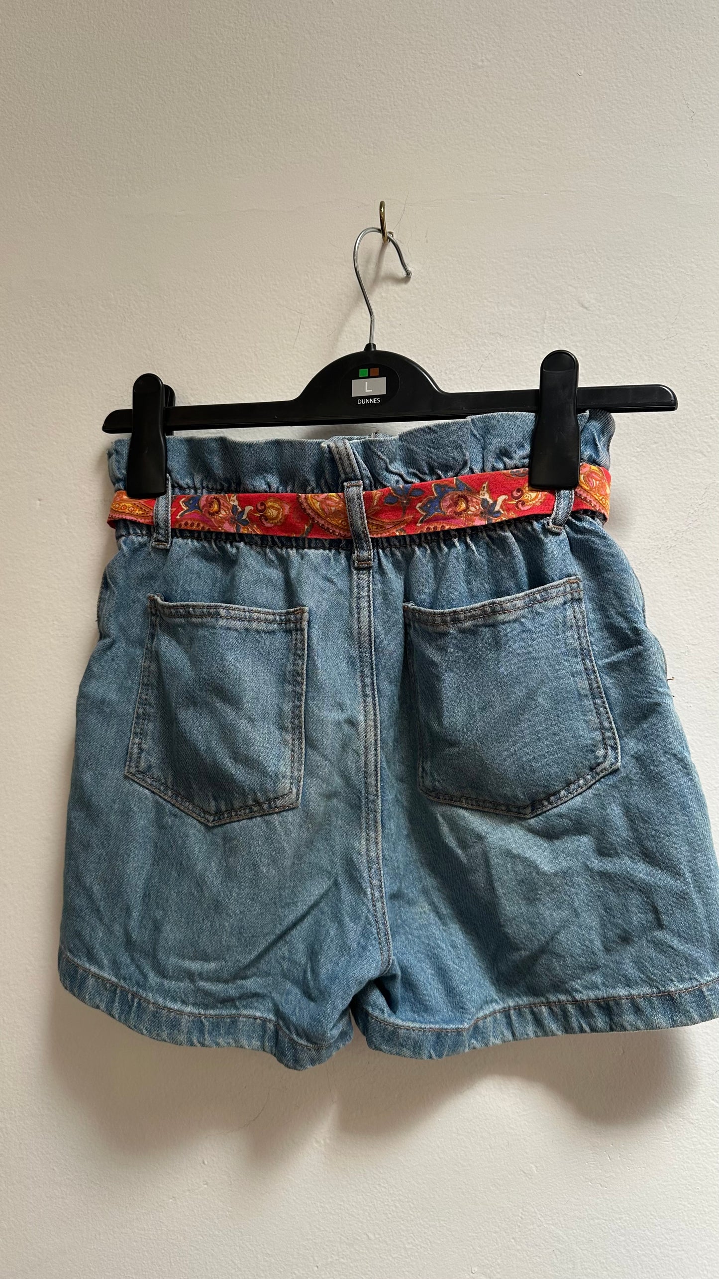 Denim Belted Shorts Age 10-11