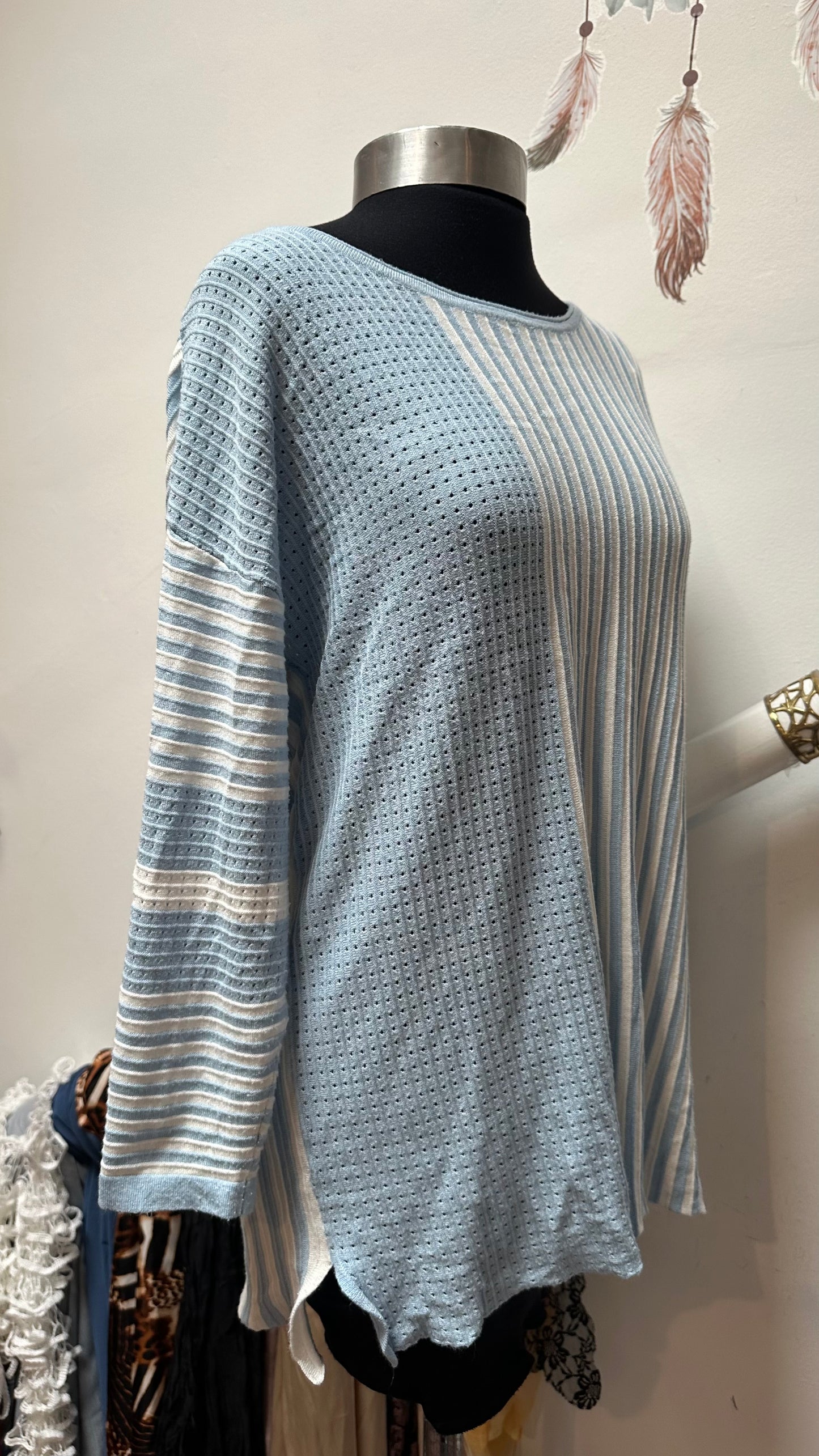 Tea Lane Baby Blue Sweater Size XL