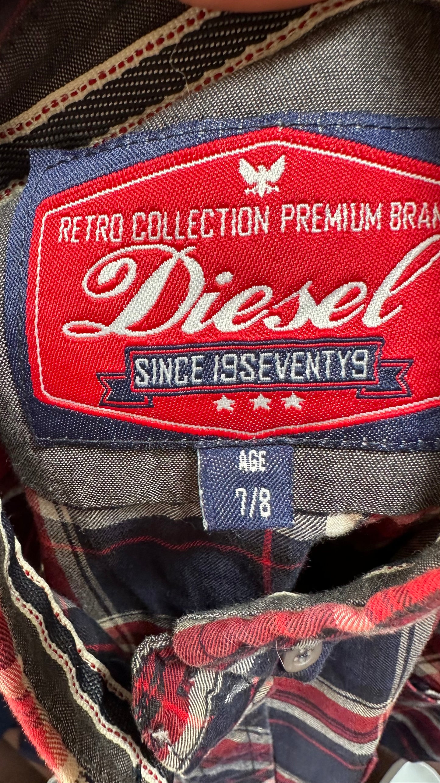 Diesel 100% Cotton Shirt Age 7-8