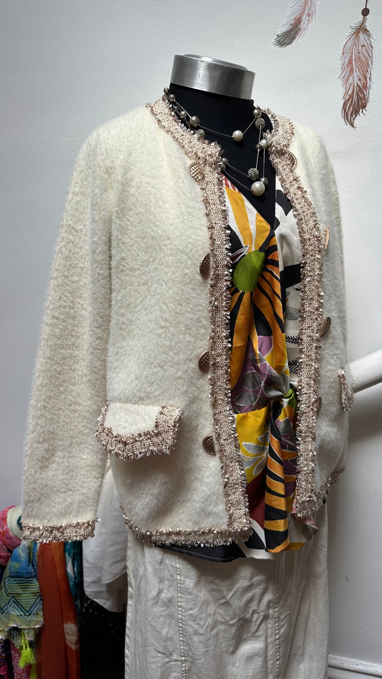 Gallery Heavy Knit Cardigan Size S