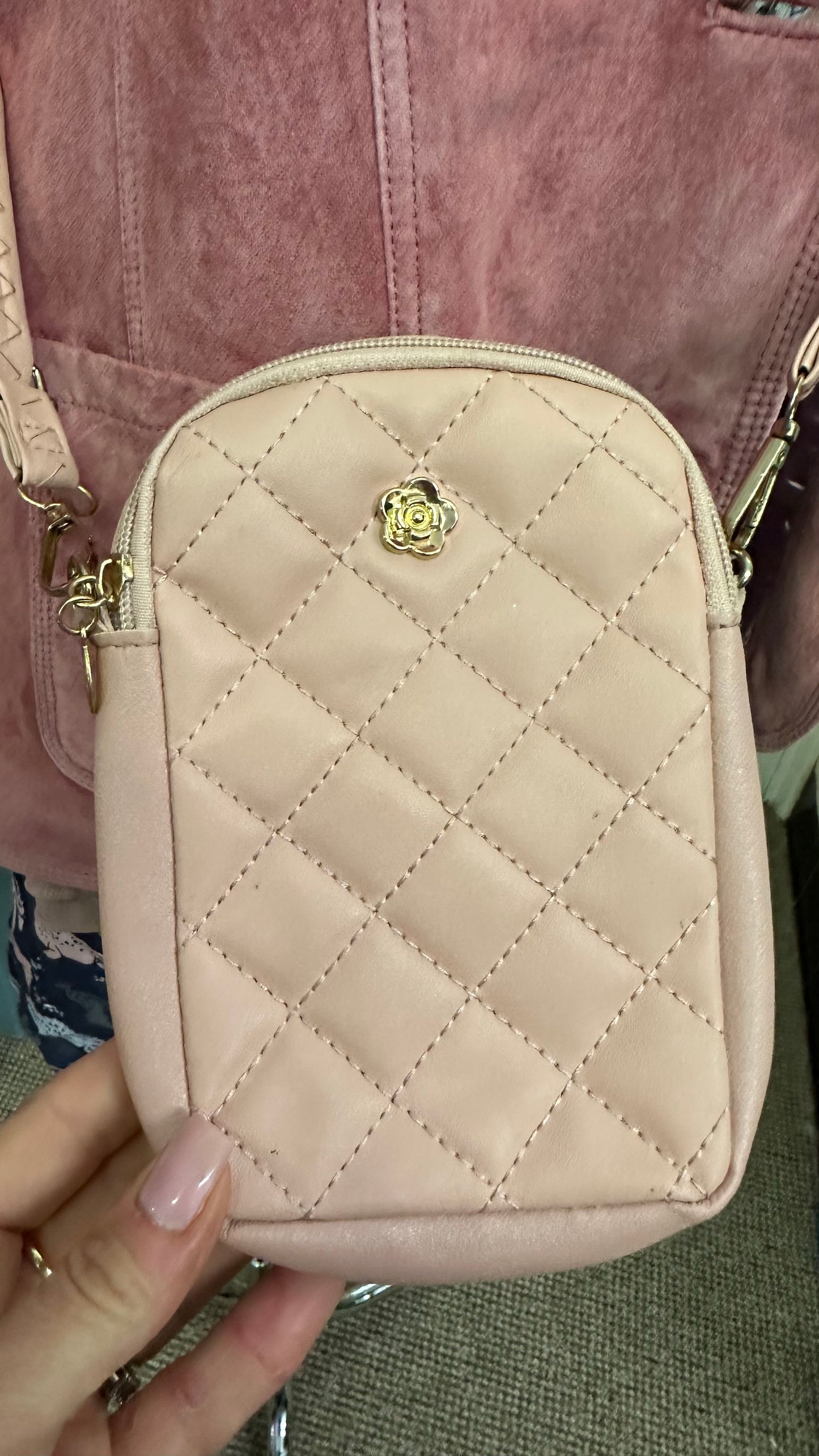 Pale Pink Crossbody