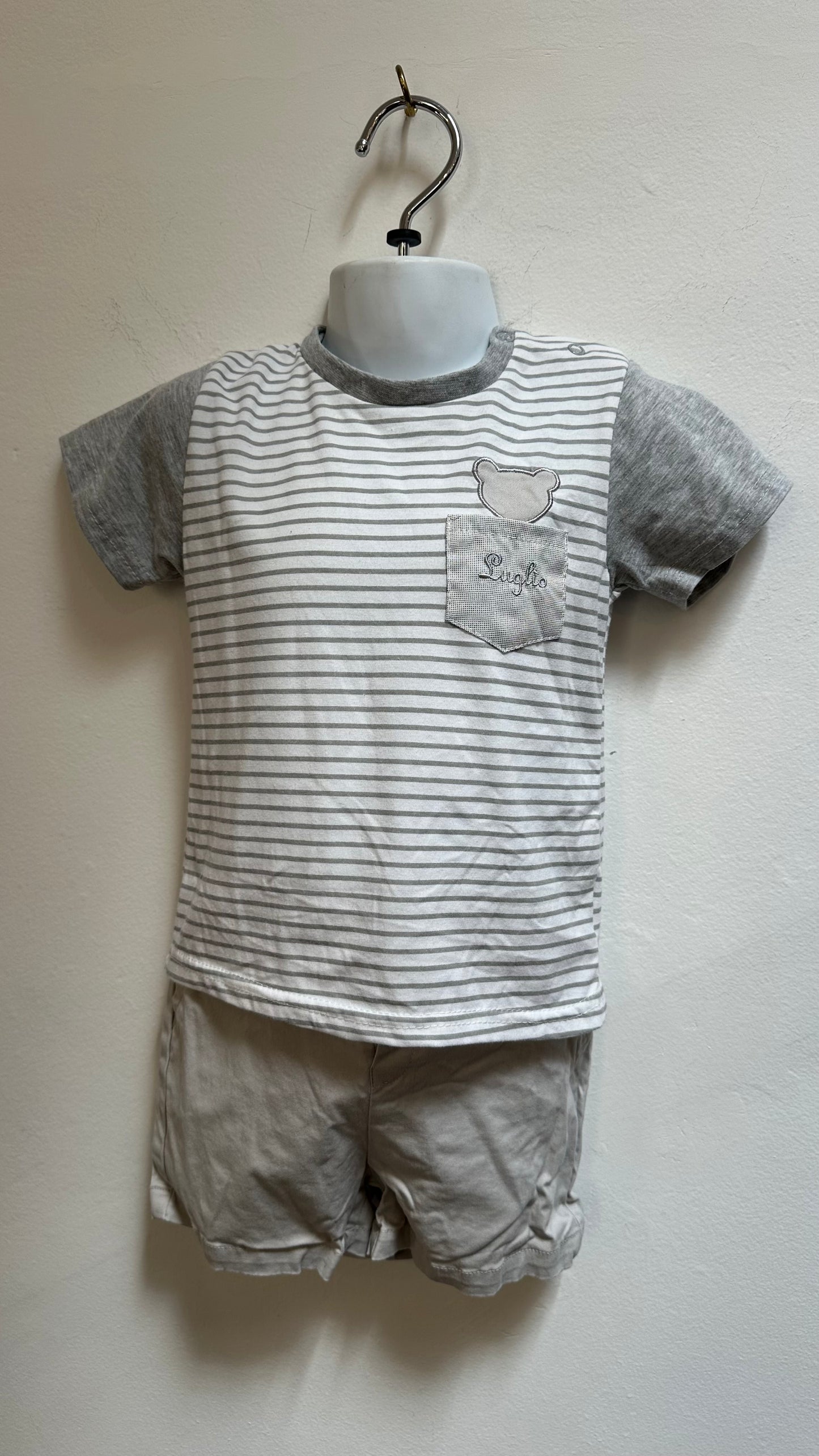Designer Luglio 2 Piece 92% Cotton Set Age 2-3