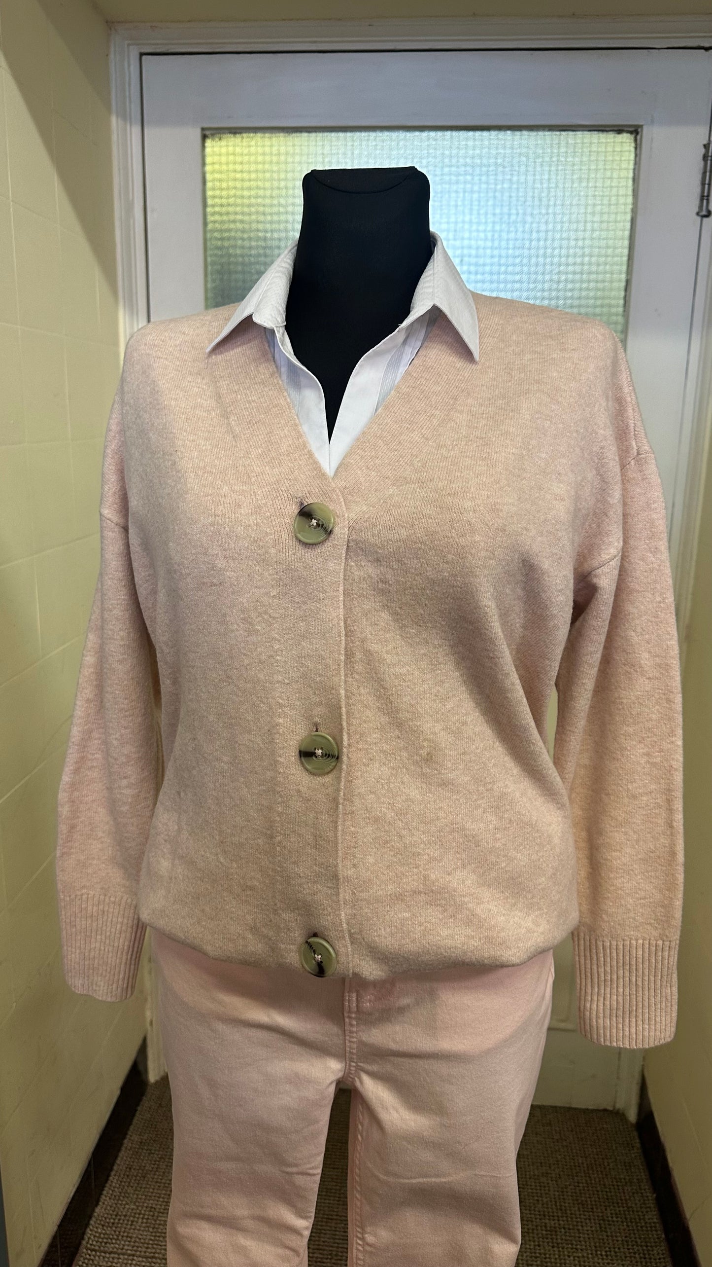 Primark Blush Cardigan Oversized 2XS, fits Size 10