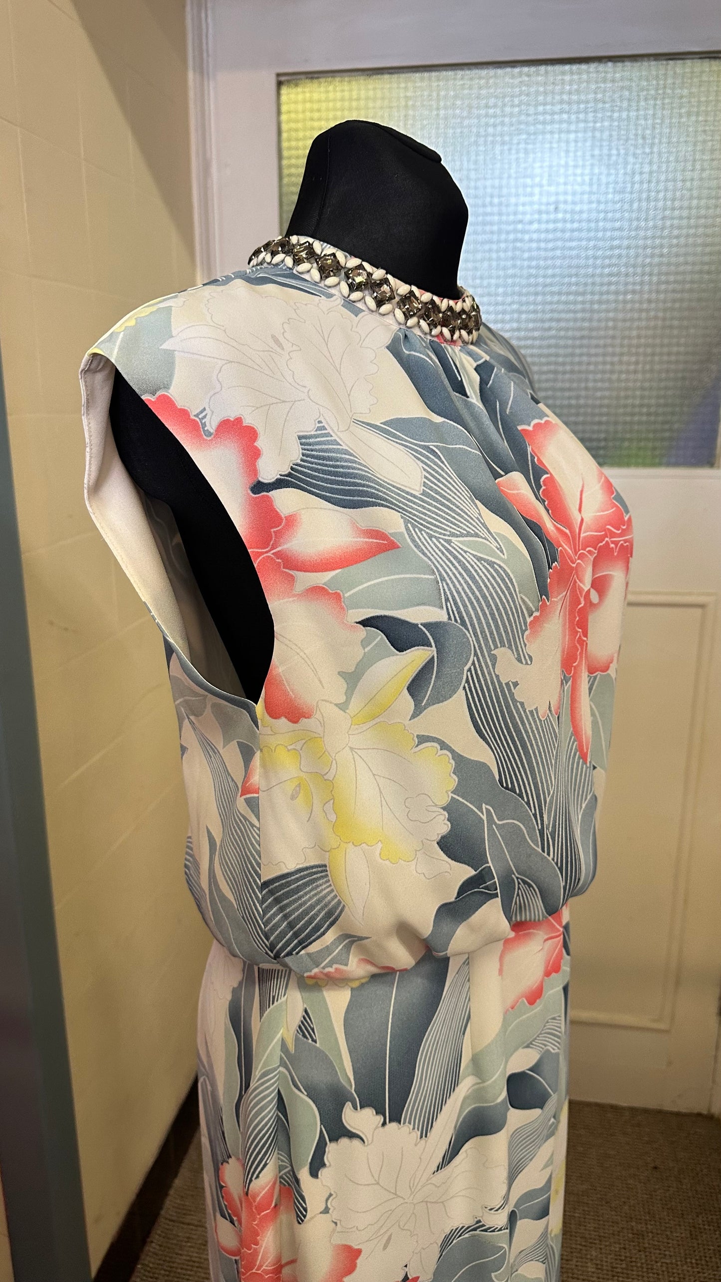Oasis Pastel Floral Dress Size 12