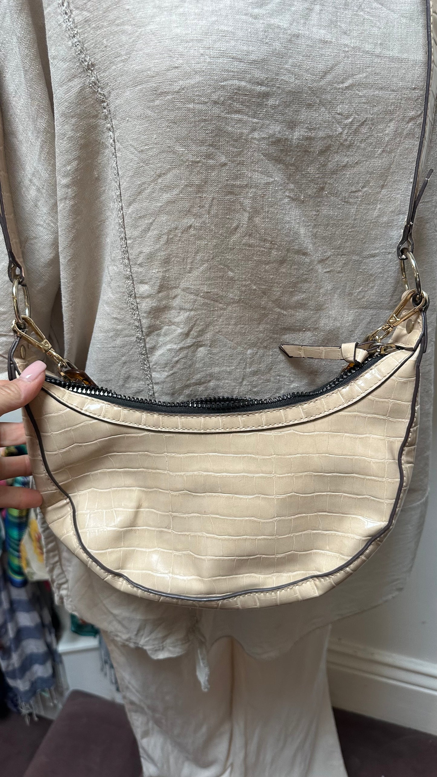 Primark Bag with Chain Detail (Stand on the inside)