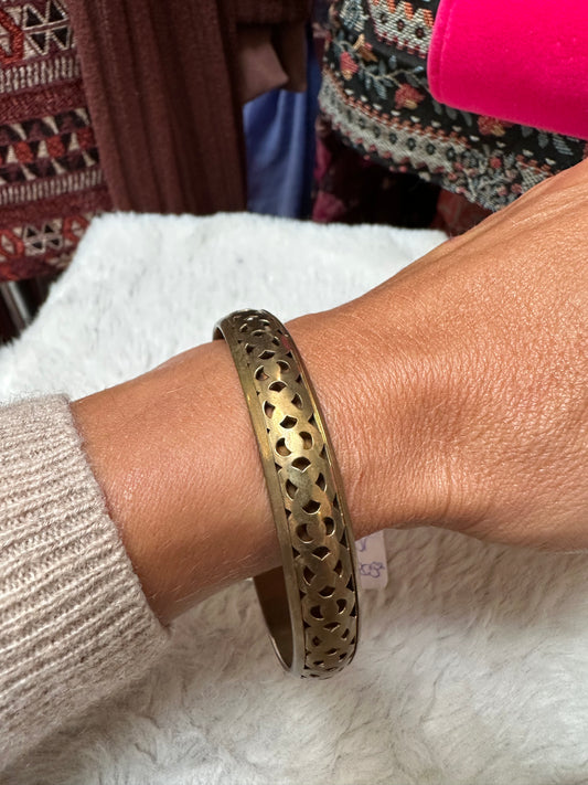 Chunky Brass Bangle