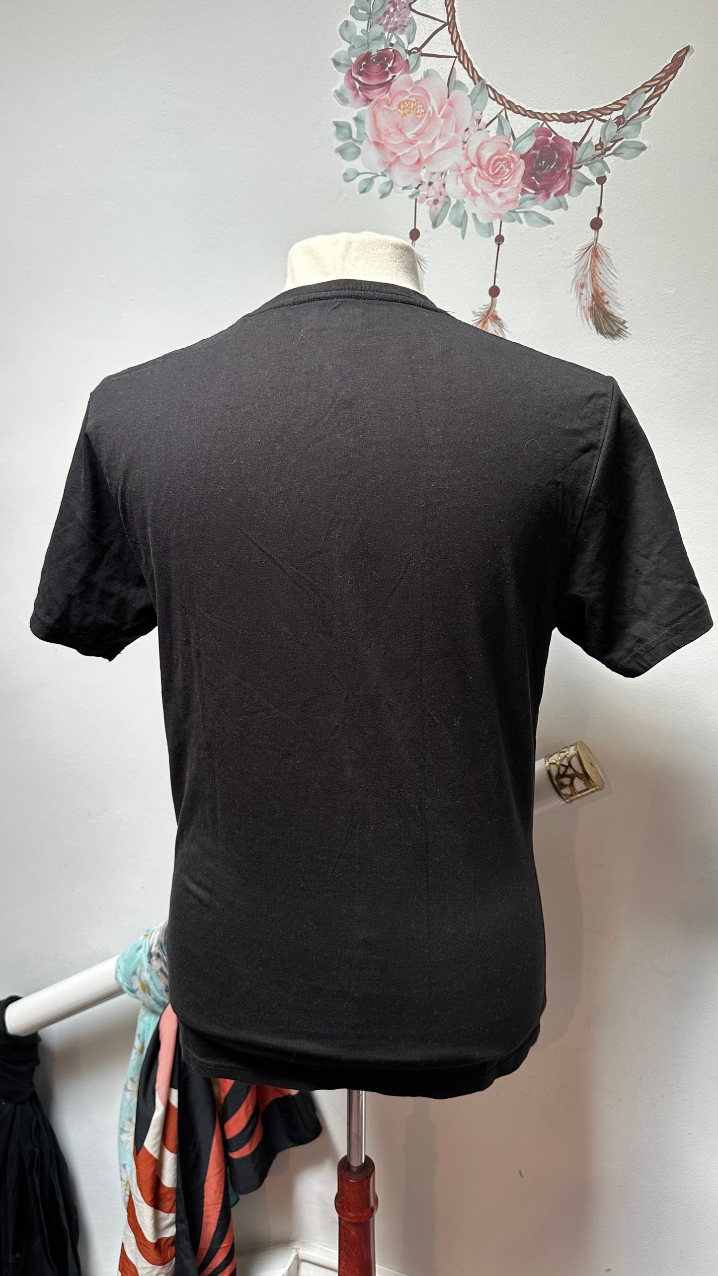Columbia Black Tshirt 100% Cotton Size M
