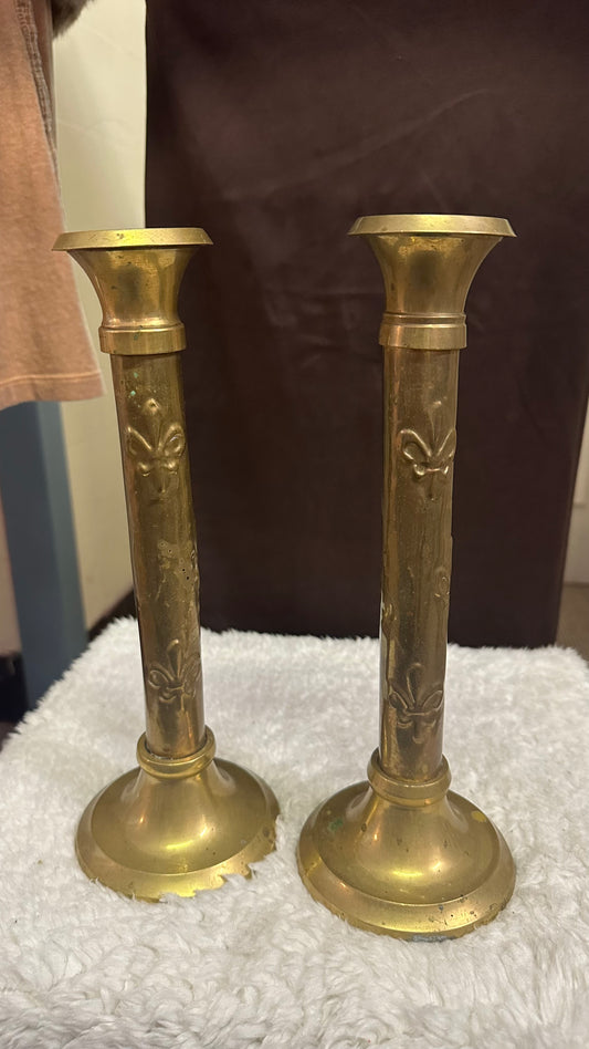 Brass Candlestick Holders