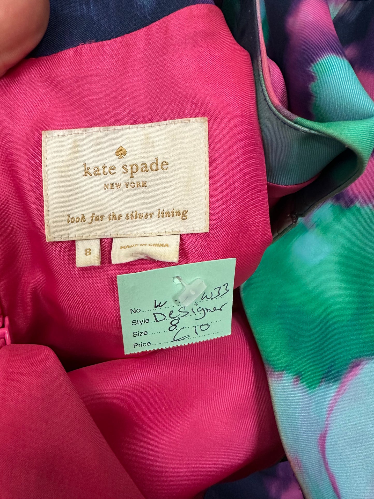 Designer Kate Spade Dress Size 8