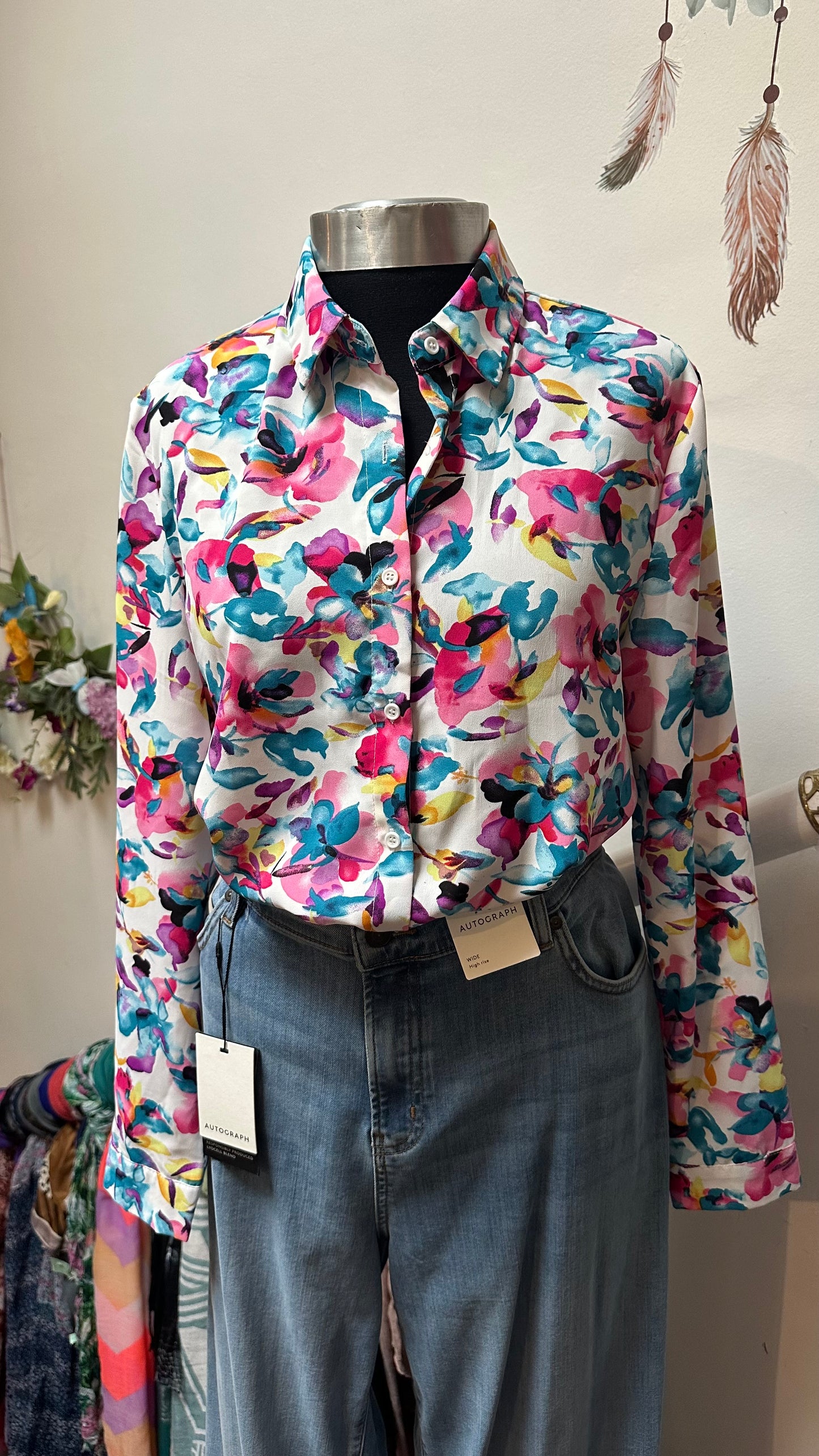 Dizzy & Milly Colourful Blouse Size M