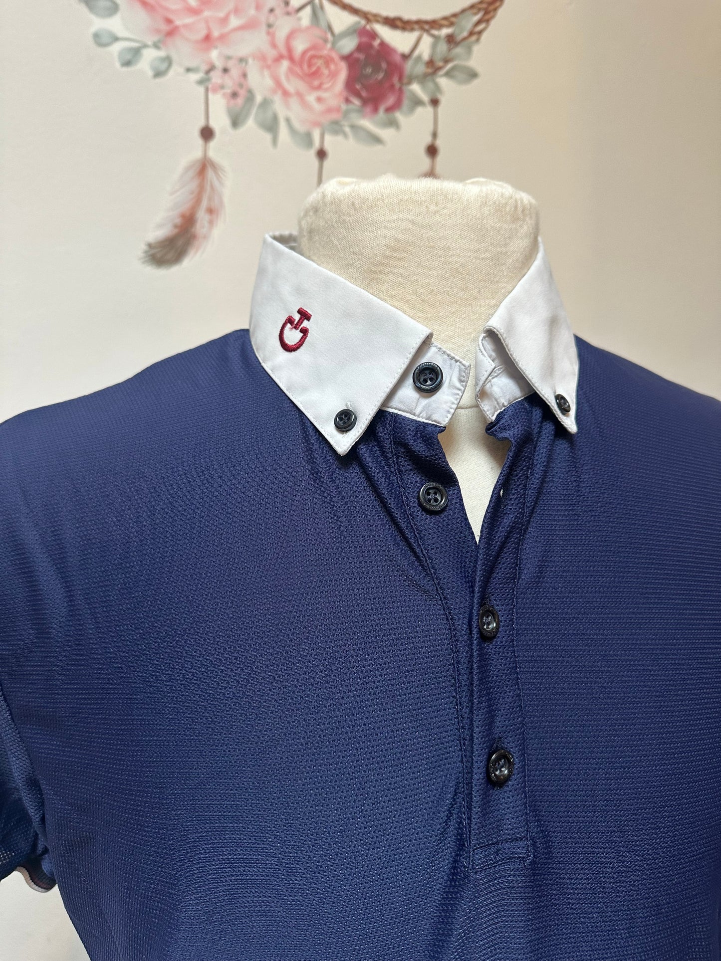 Cavalleria Toscana Equestrian Polo Shirt Size L