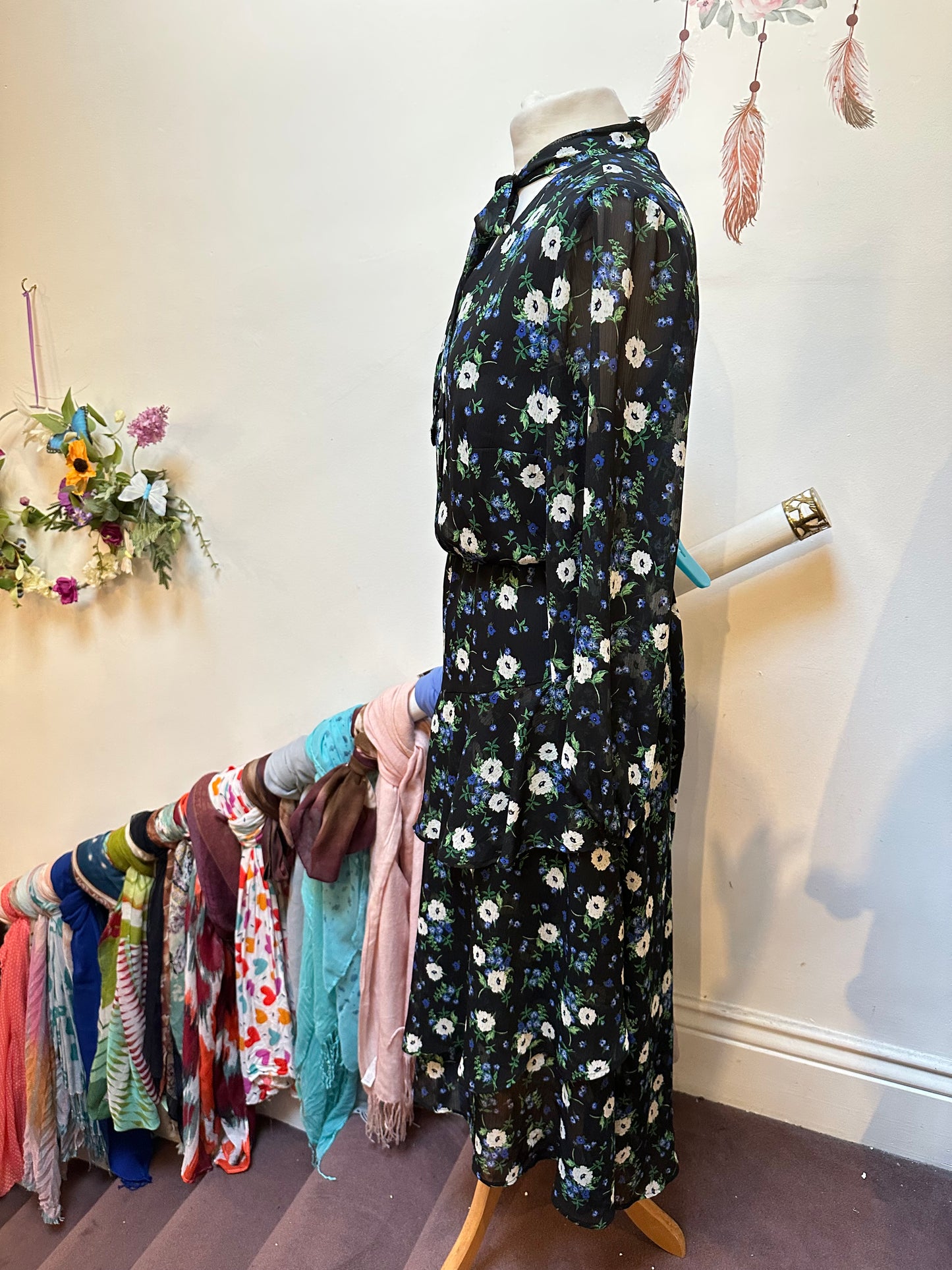 Gallery Floral Maxi Dress Size 12
