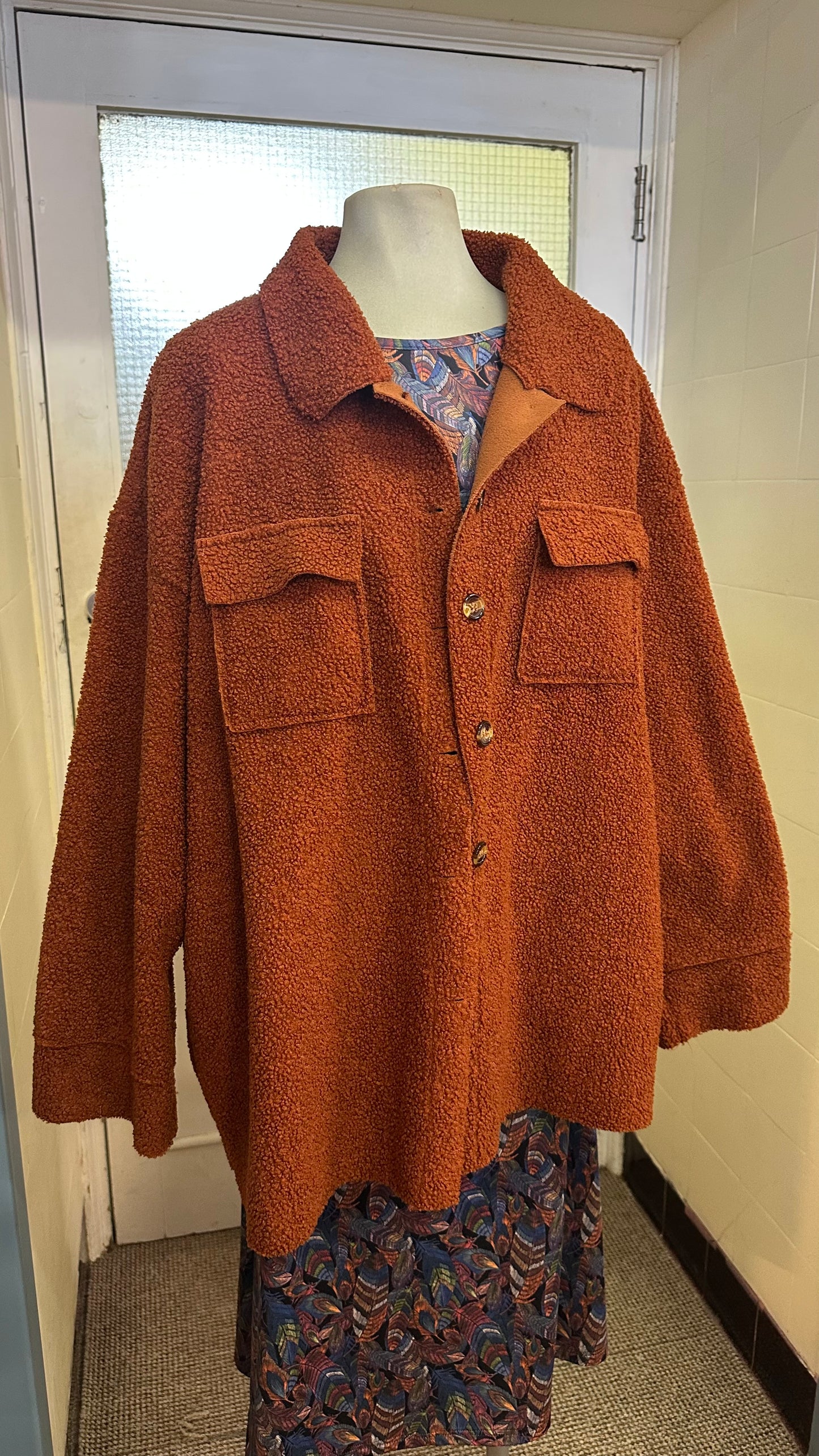Shein Teddy Jacket Size XXL
