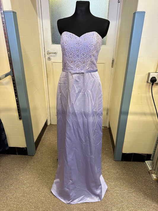 Romantica Lavender Occasion Dress with Detachable Straps Size 16 New with Tags