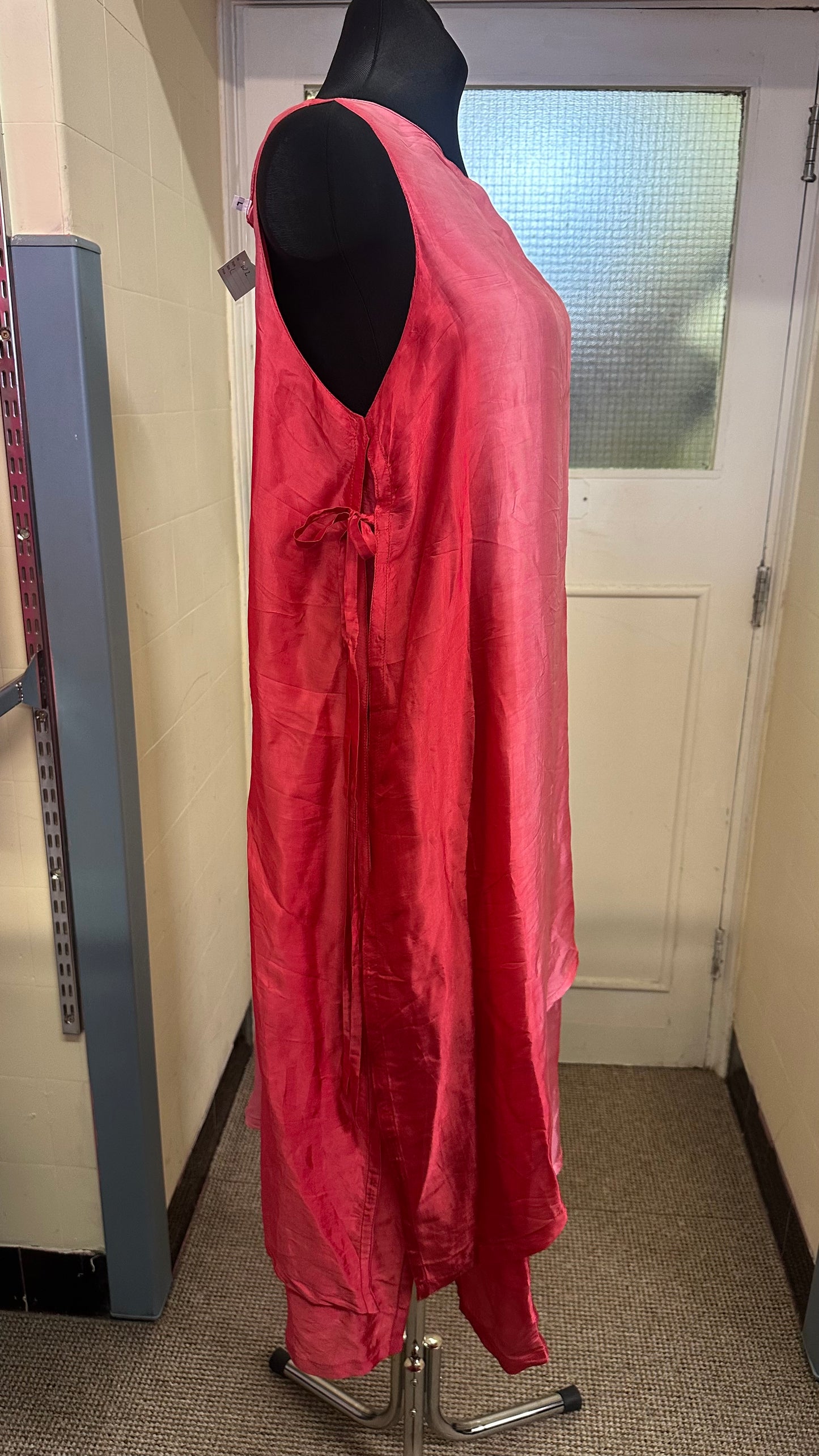 Beautiful Ombré 100% Silk Dress Size L