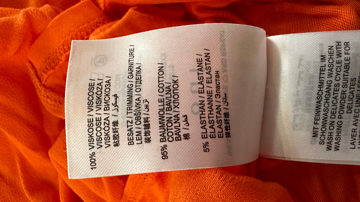 Oui Orange Top Size 16