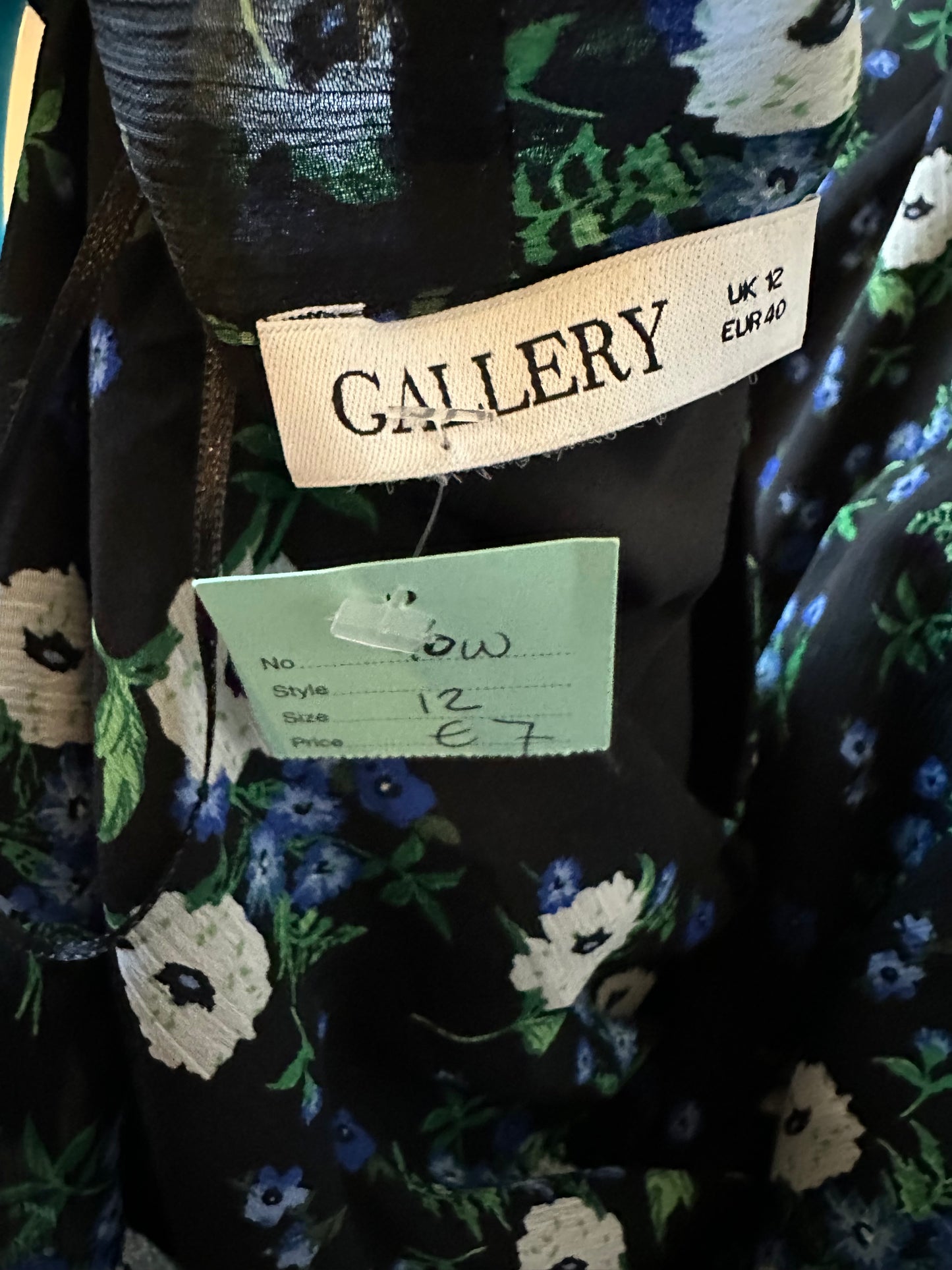 Gallery Floral Maxi Dress Size 12