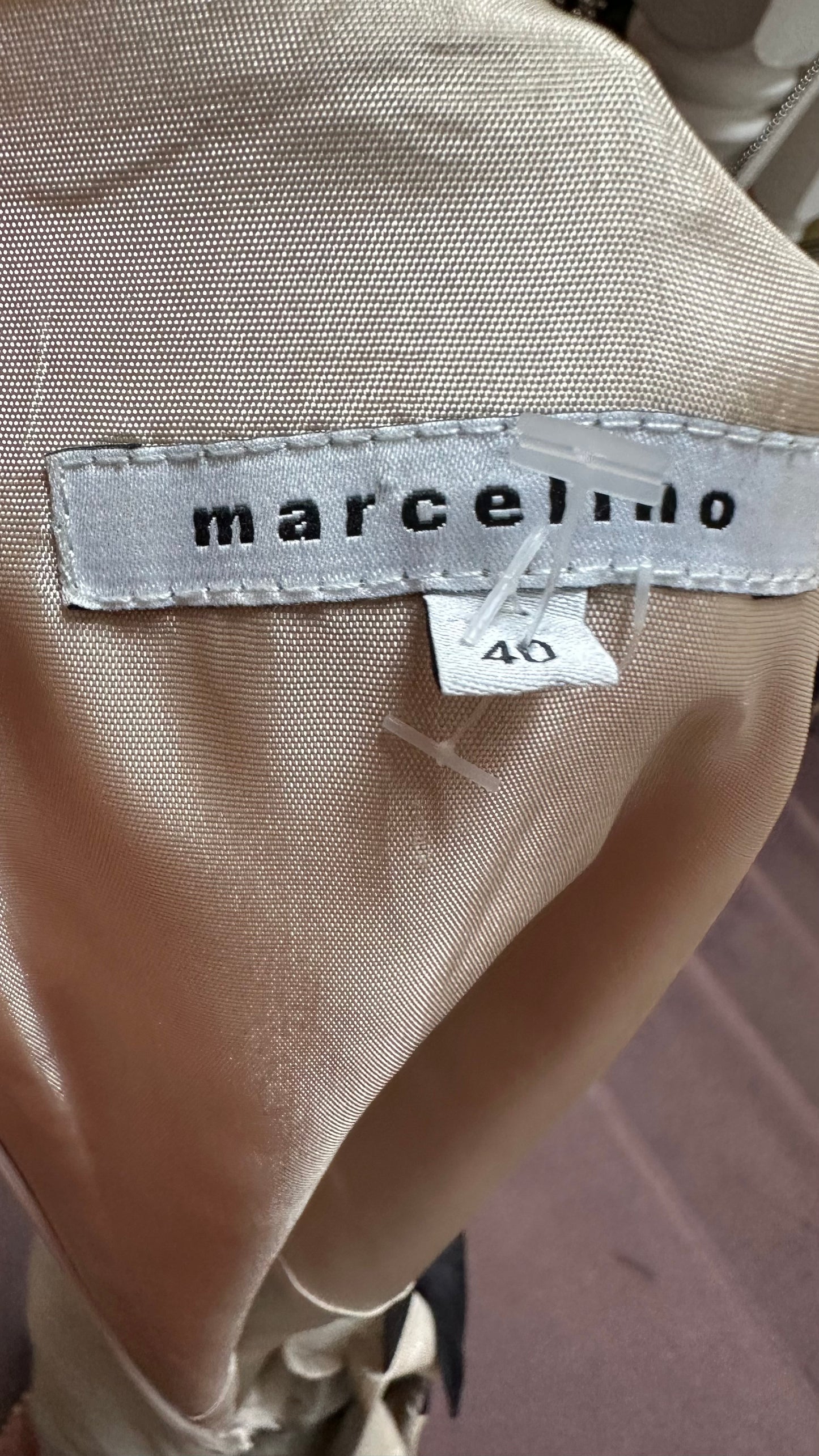 Stunning Designer Marcelino Tuxcedo Linen Dress Size 10/12