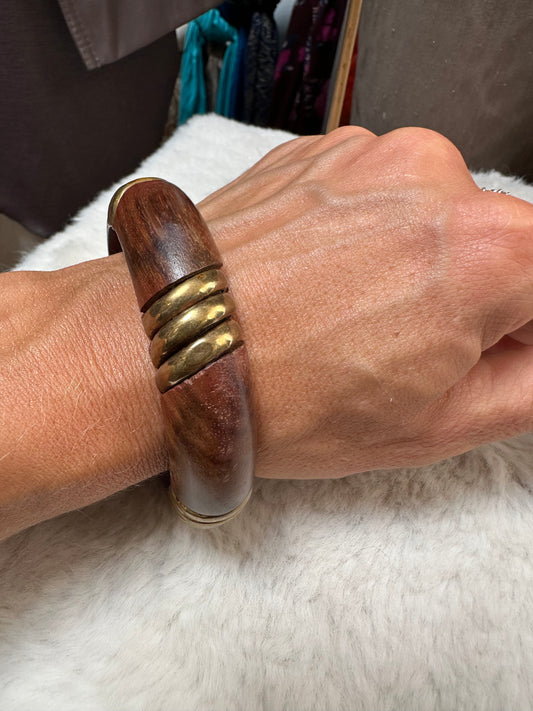 Chunky Wooden Bangle