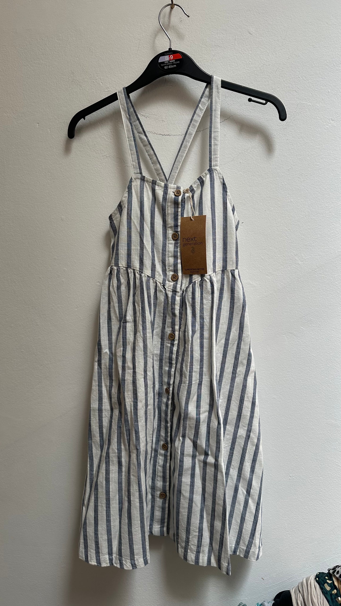 Next Stripe Dress New with Tags Age 7-8